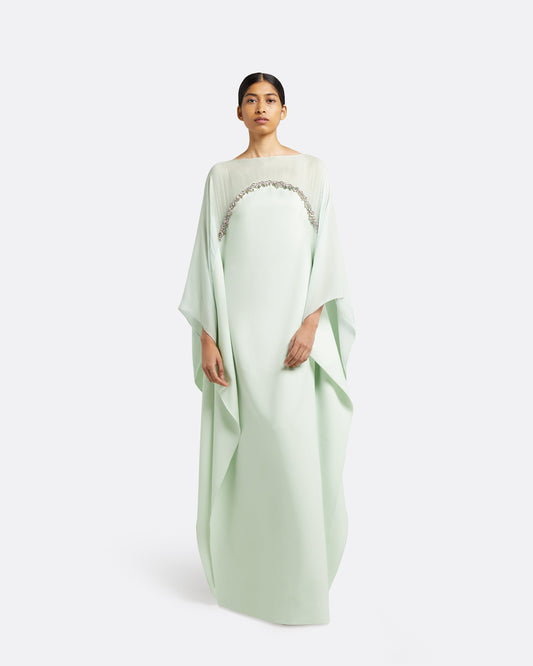 Alma Spearmint Long Dress