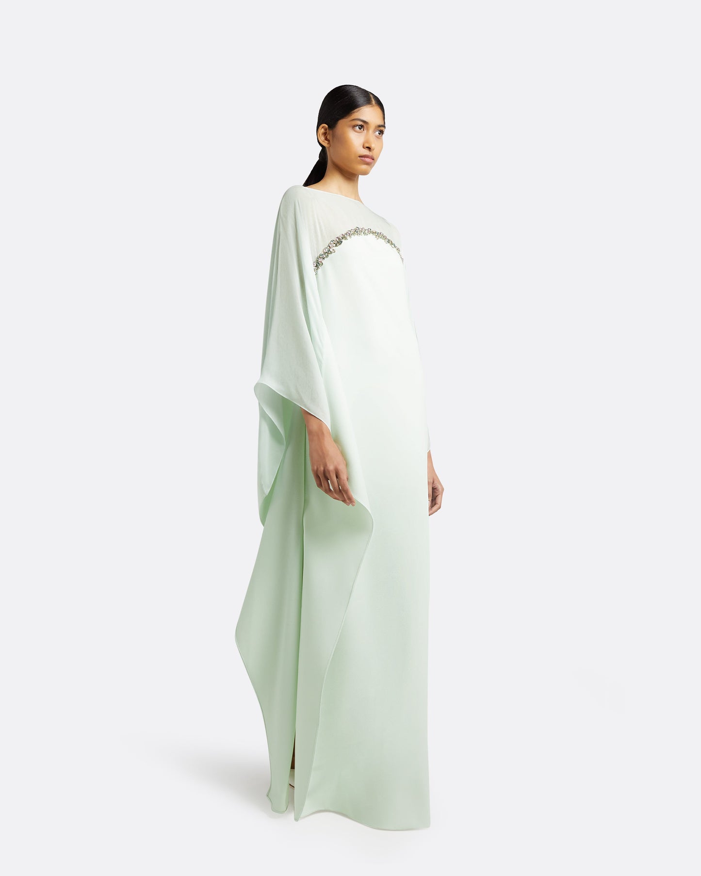 Alma Spearmint Long Dress
