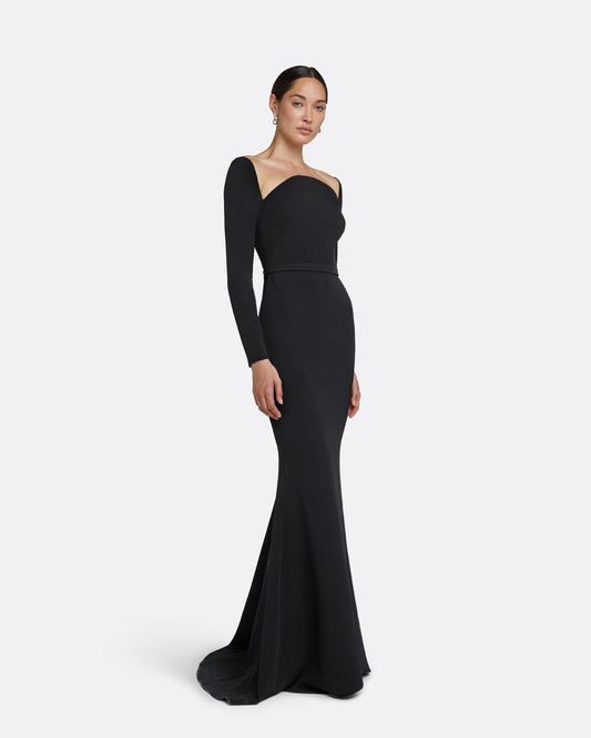 Heidi Black Long Dress