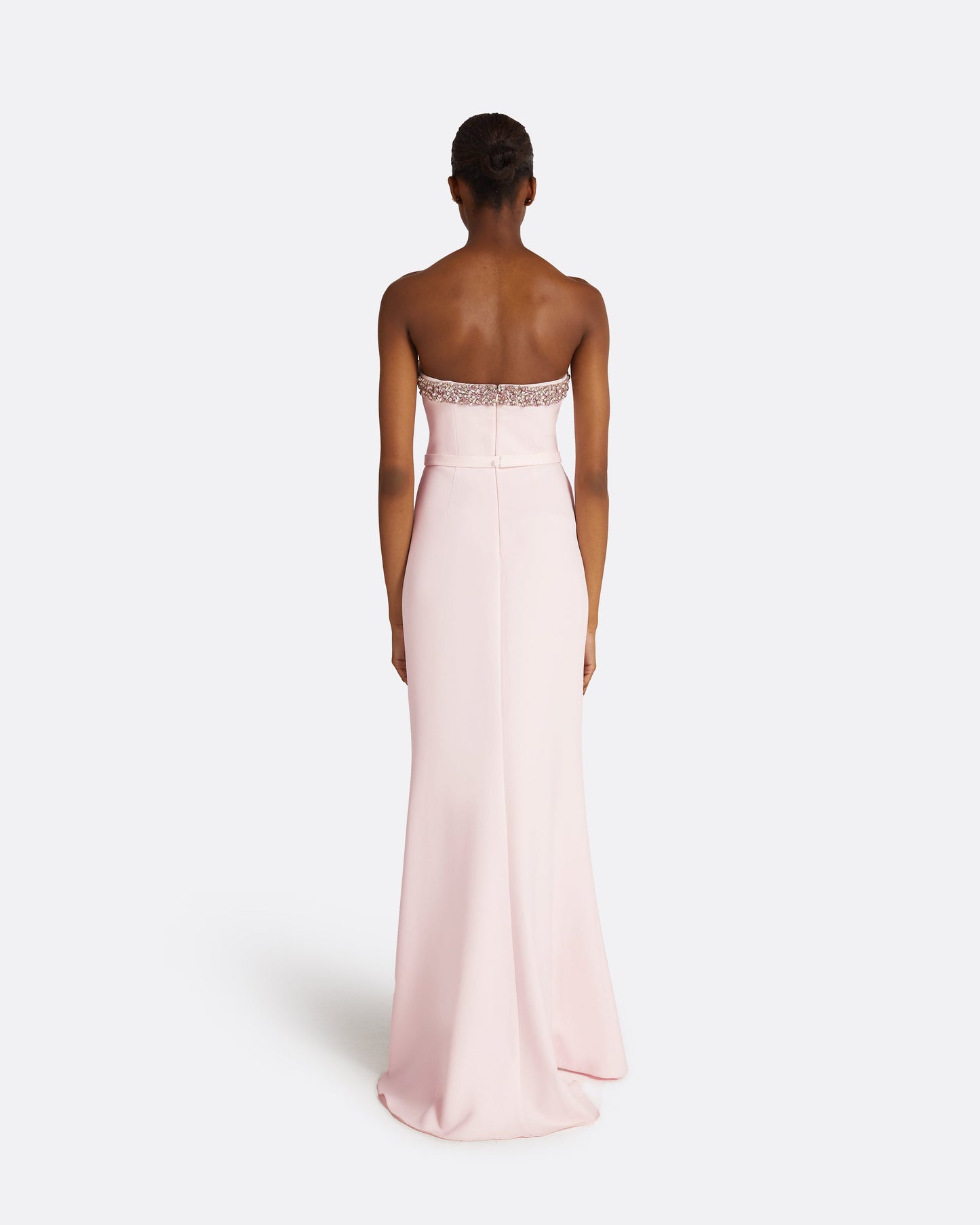 Donatella Barely Pink Long Dress
