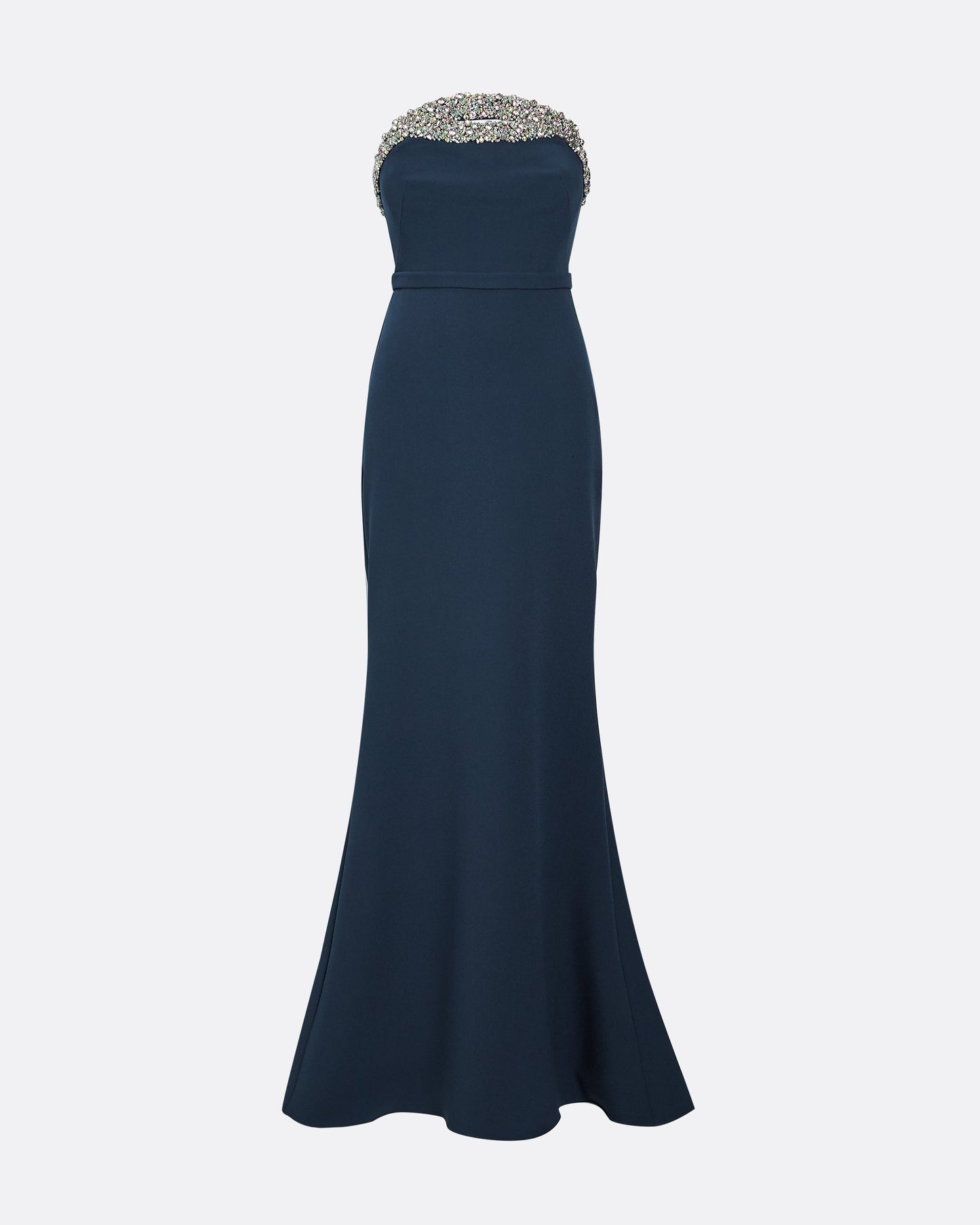 Donatella Ink Blue Long Dress