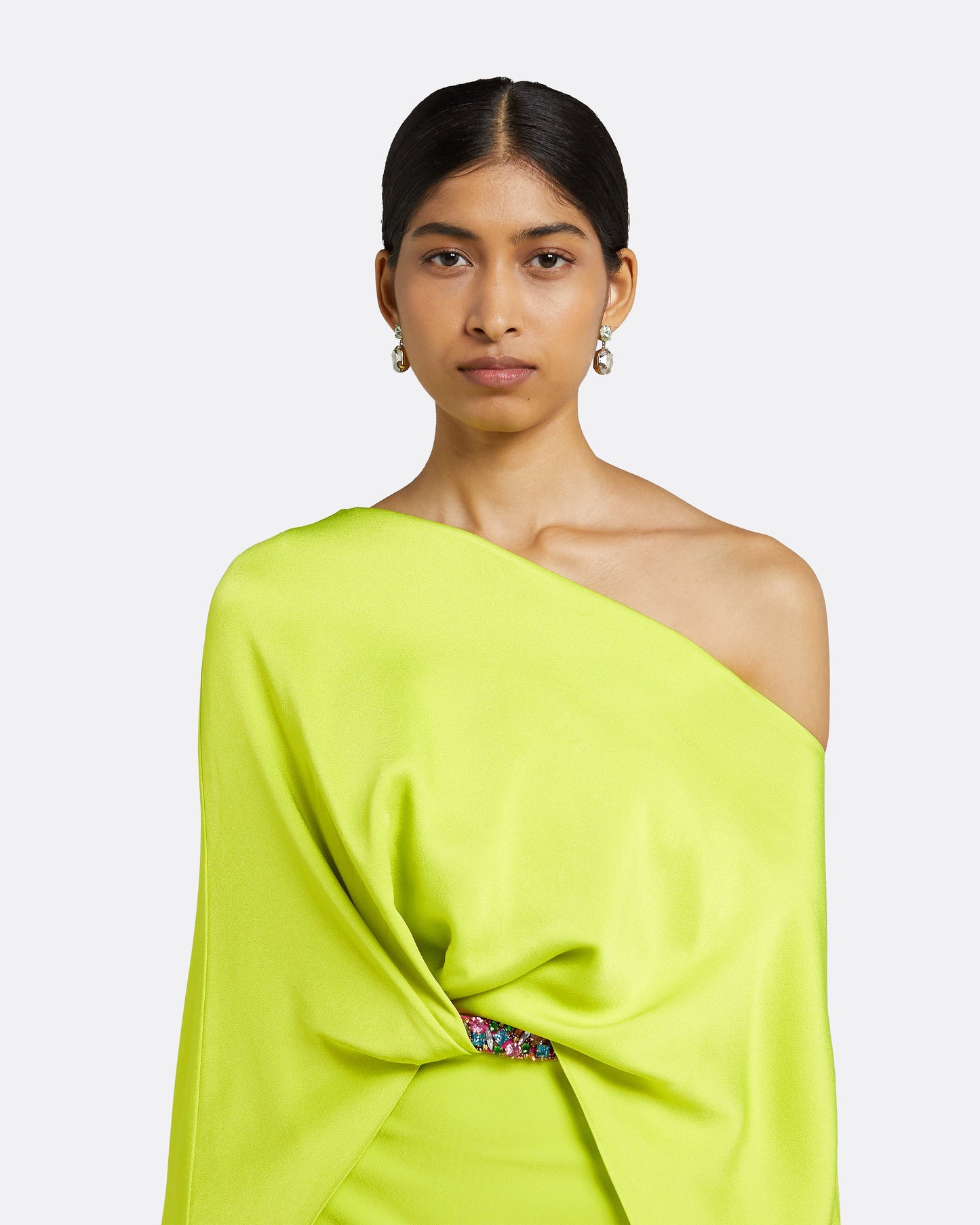 Cadenza Tendershoots Embroidered Long Dress