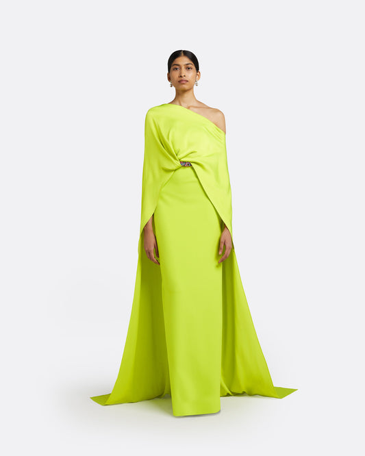 Cadenza Tendershoots Embroidered Long Dress