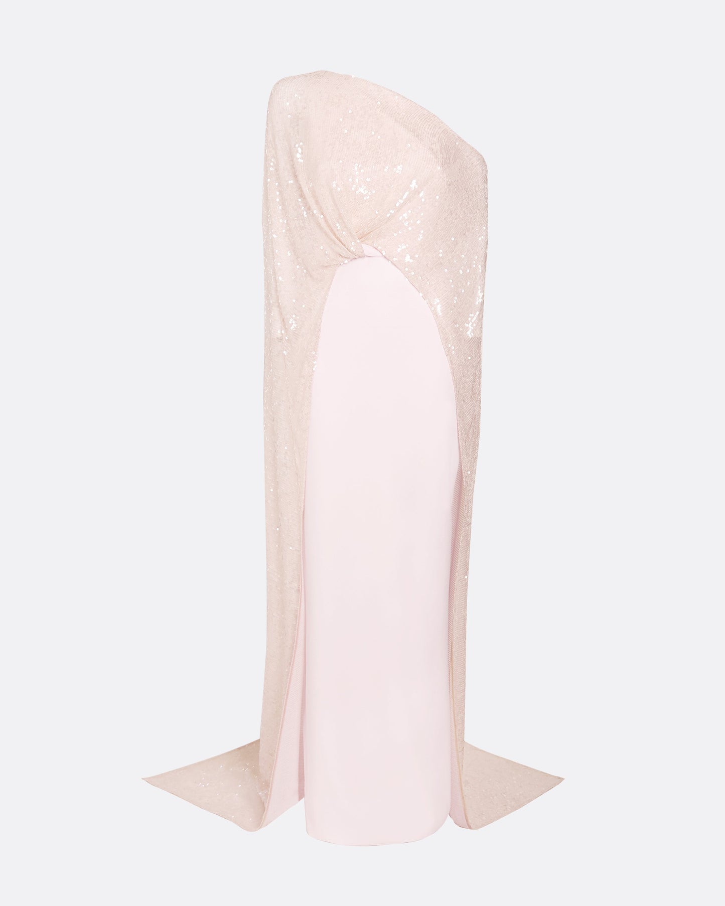 Cadenza Barely Pink Long Dress