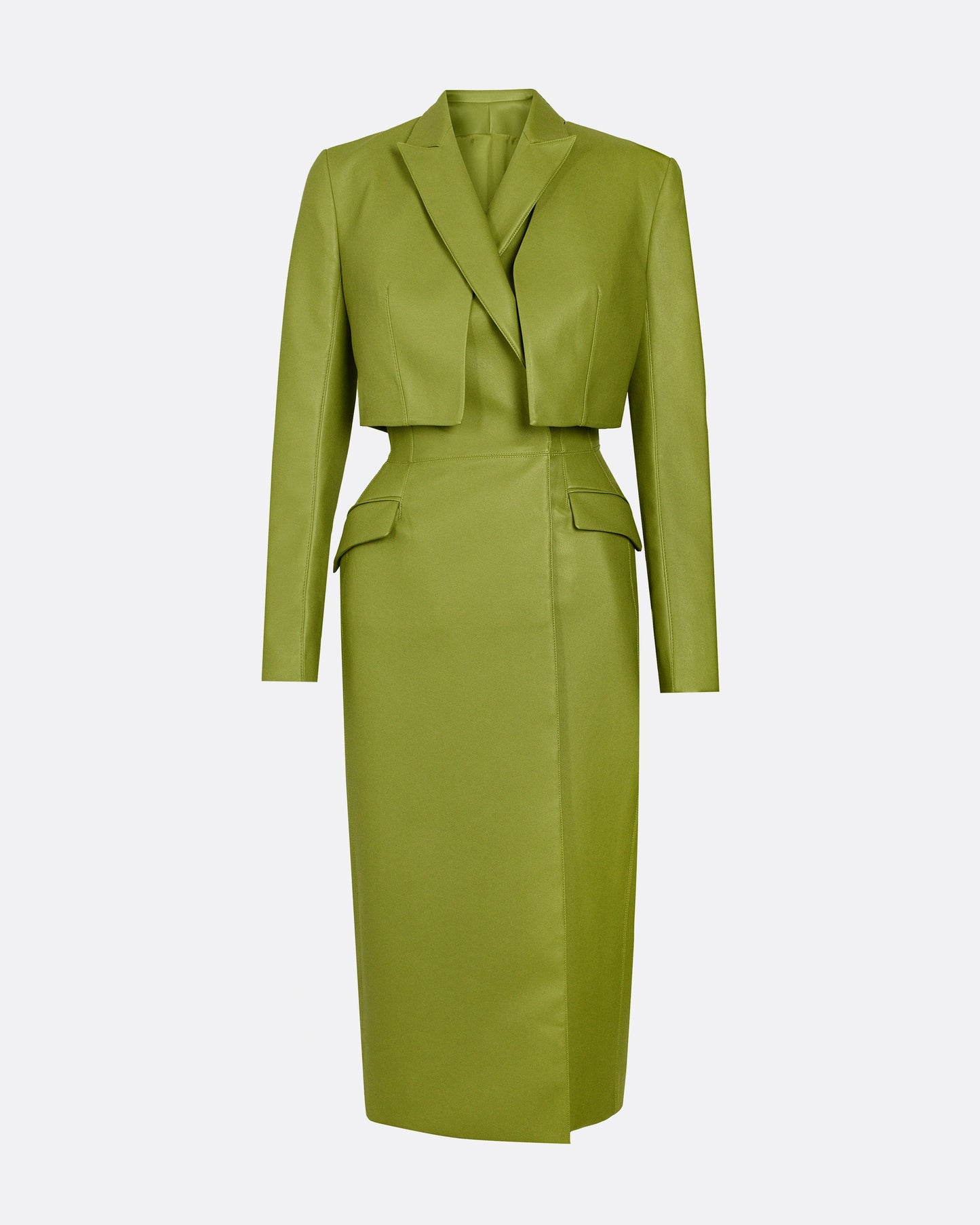 Ennis Woodbine Vegan Leather Coat