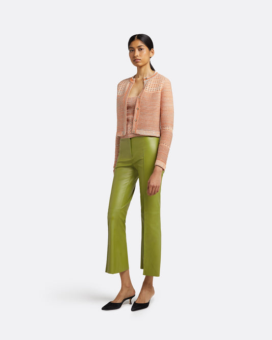 Mari Woodbine Vegan Leather Trousers