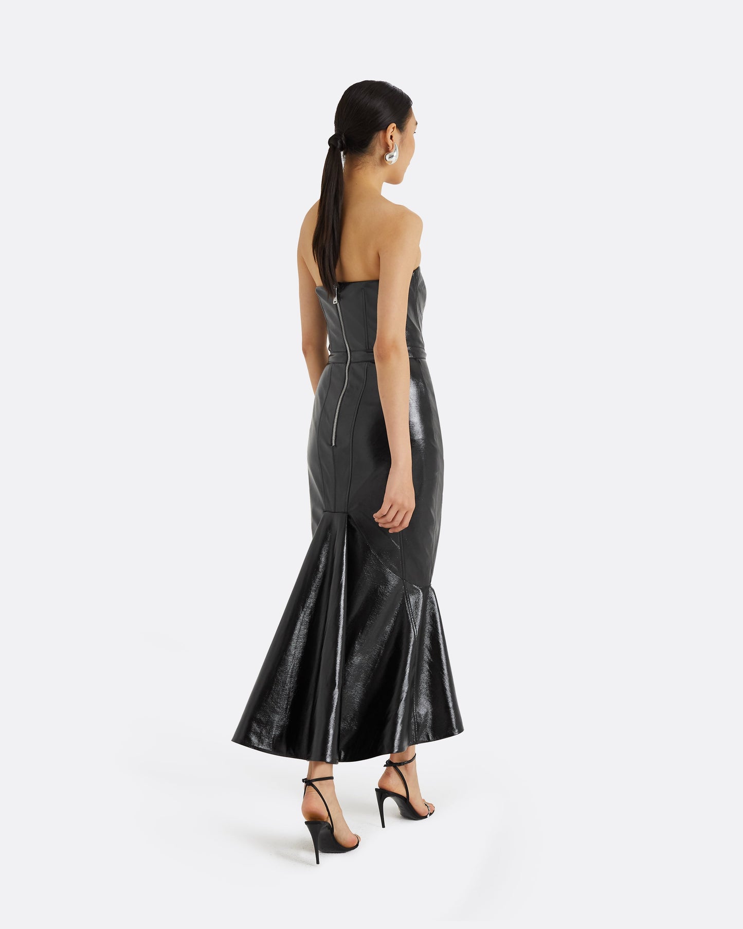 Hensley Black Midi Dress