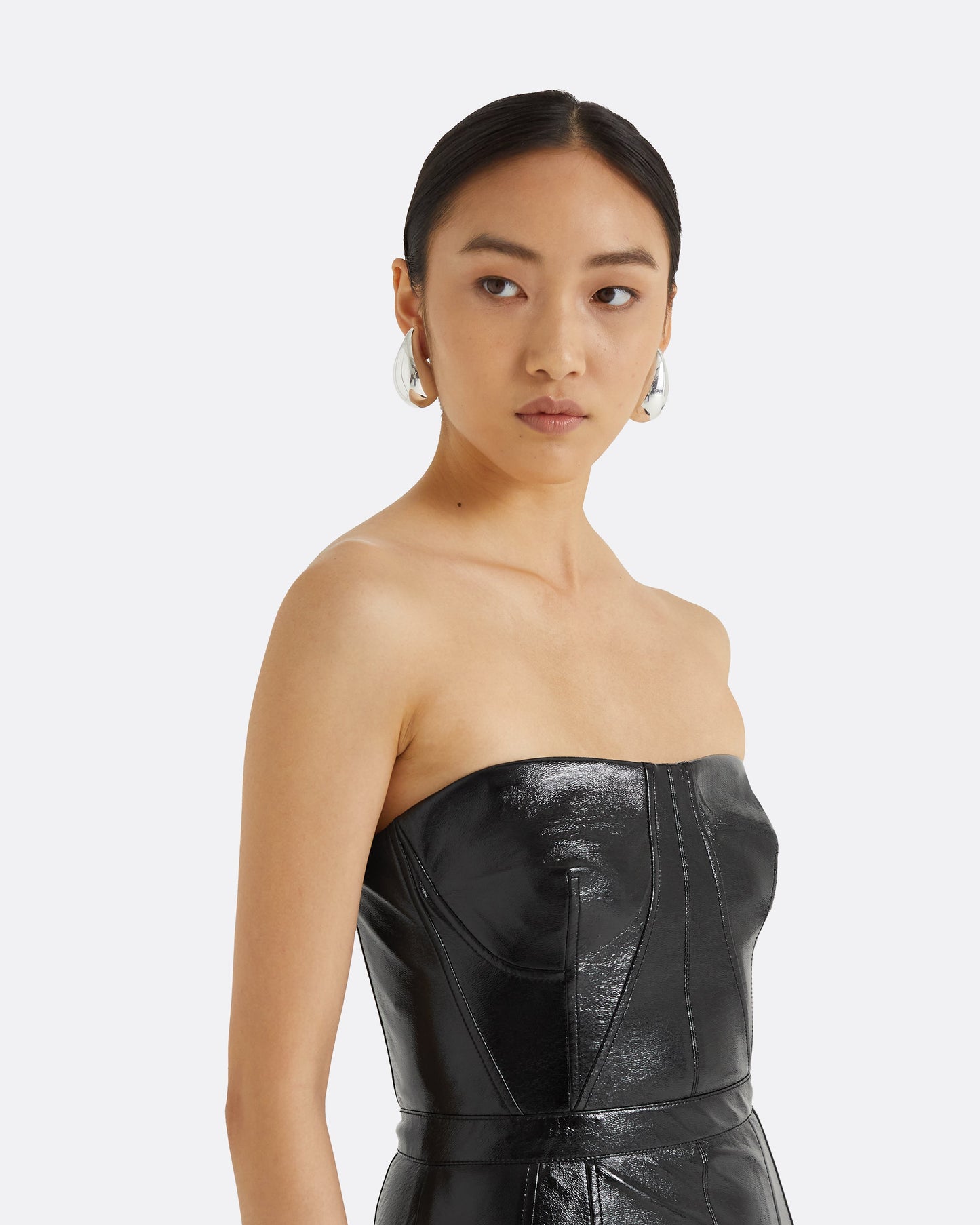 Hensley Black Midi Dress