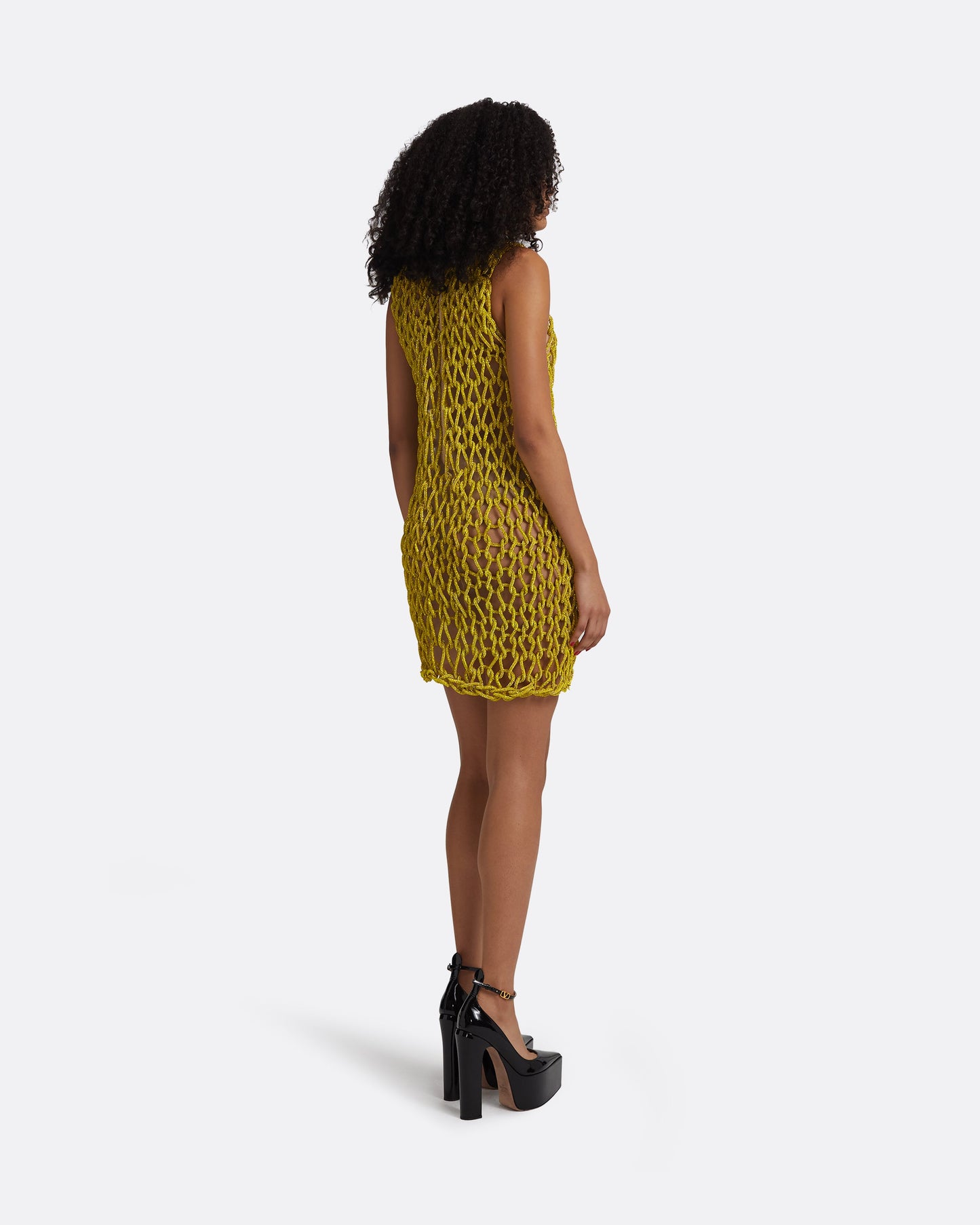 Sahara Citrine Short Dress