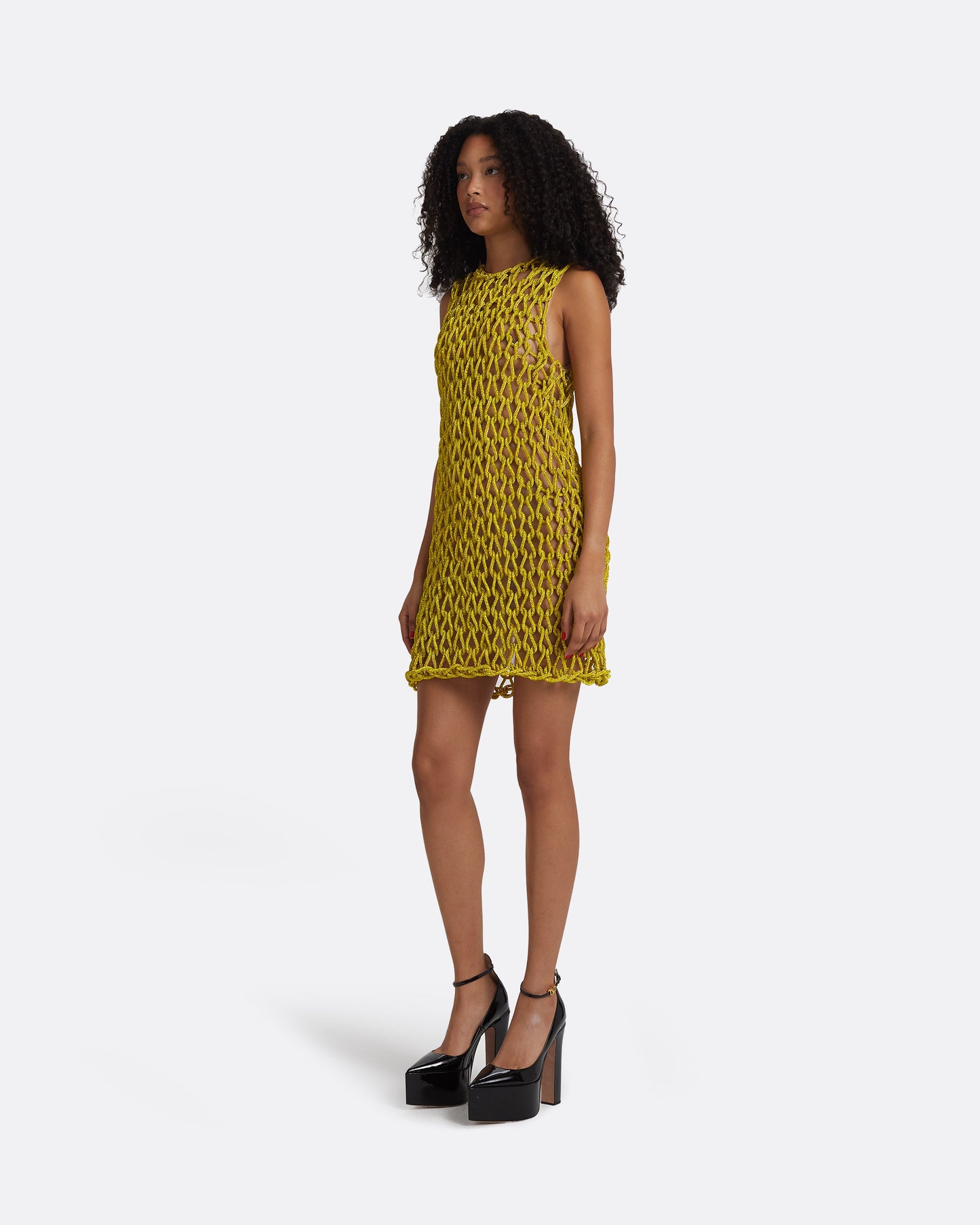 Sahara Citrine Short Dress