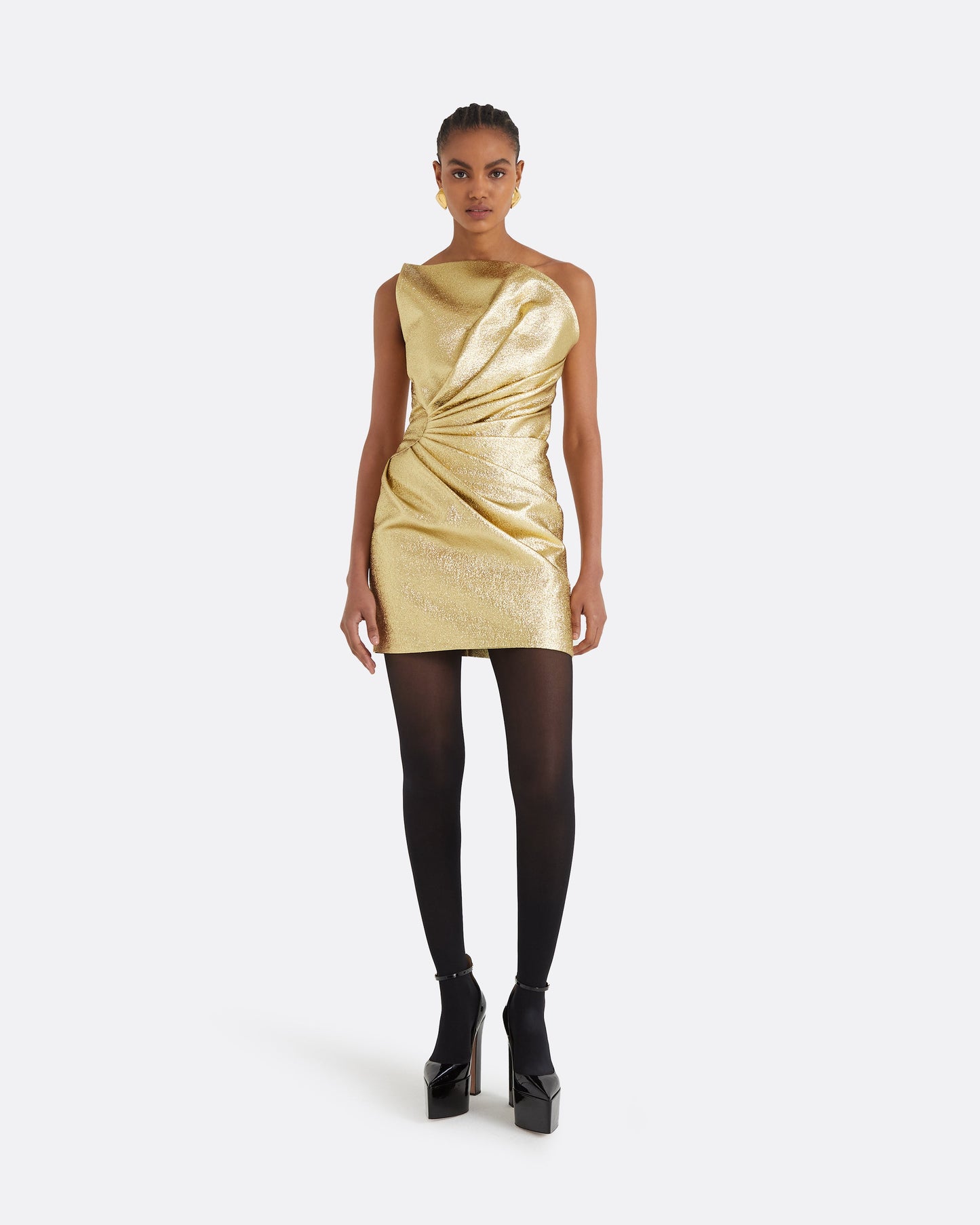 Daxton Gold Short Dress