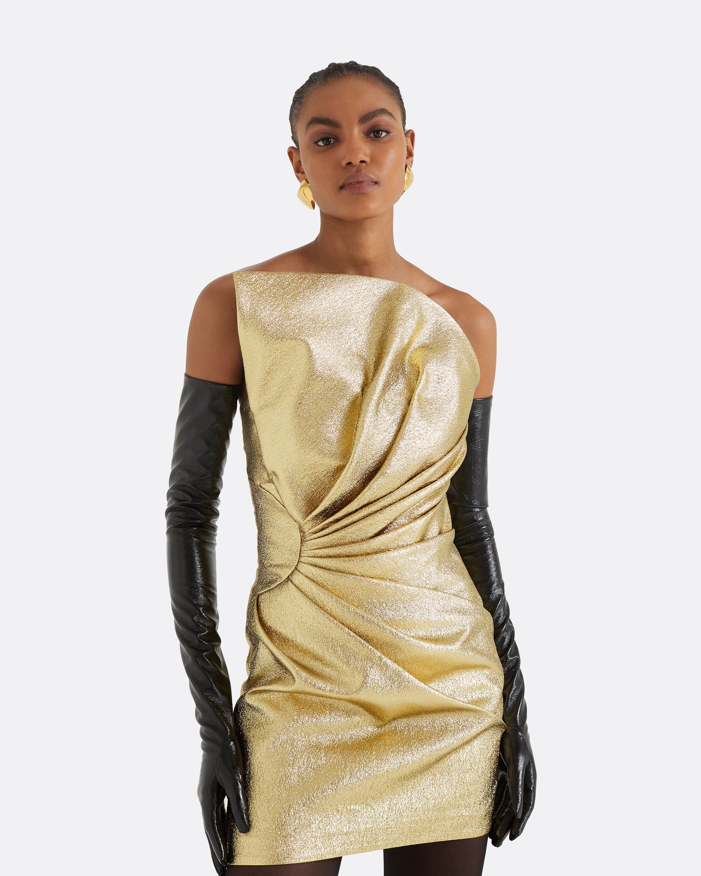 Daxton Gold Short Dress