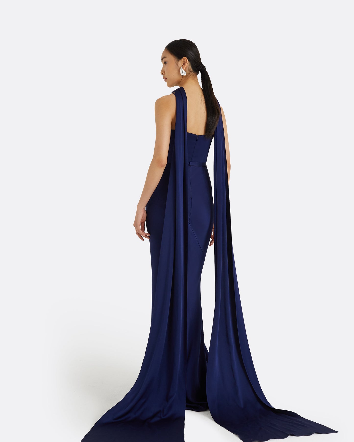 Lilien Maritime Long Dress