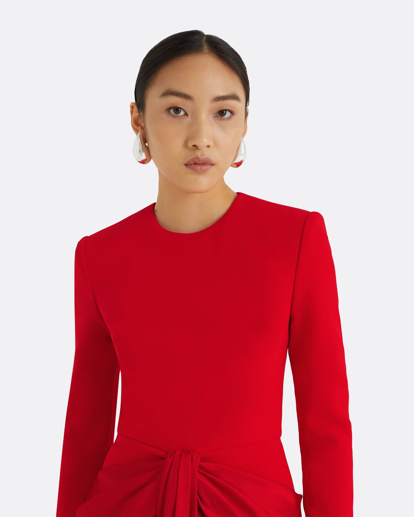 Naira Cherry Red Long Dress