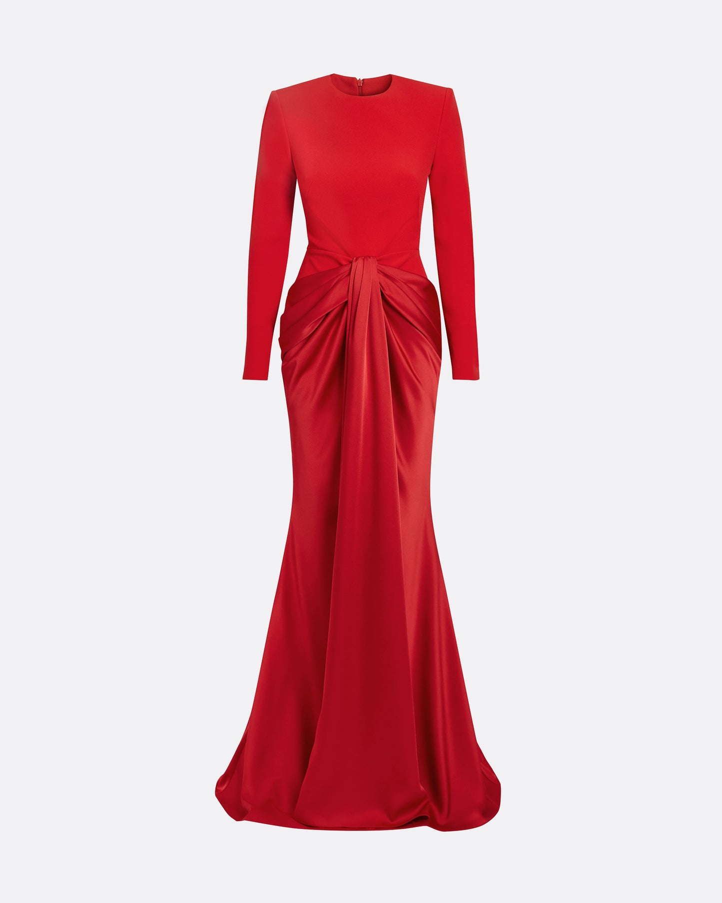 Naira Cherry Red Long Dress