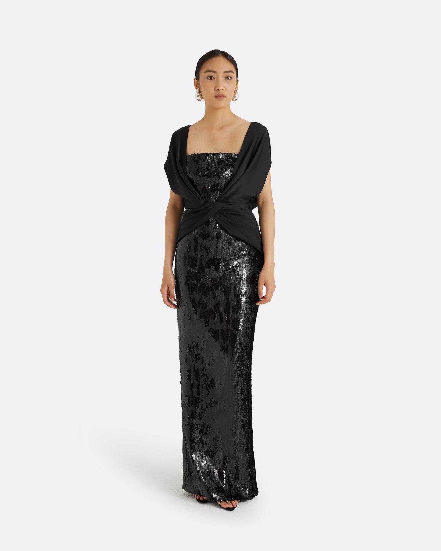 Harri Black Long Dress