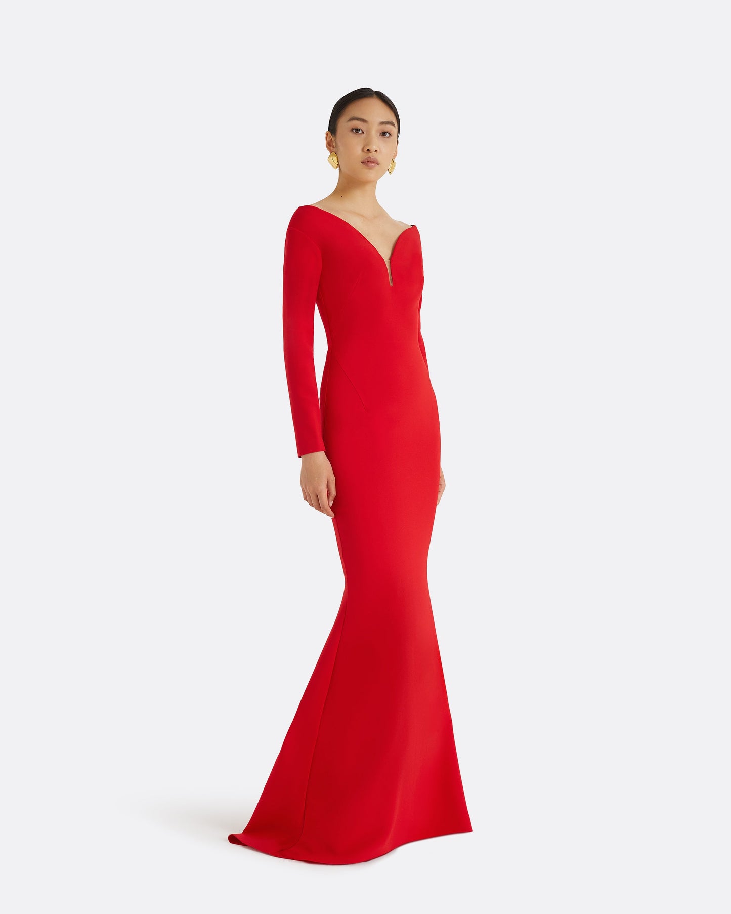 Wilson Cherry Red Long Dress