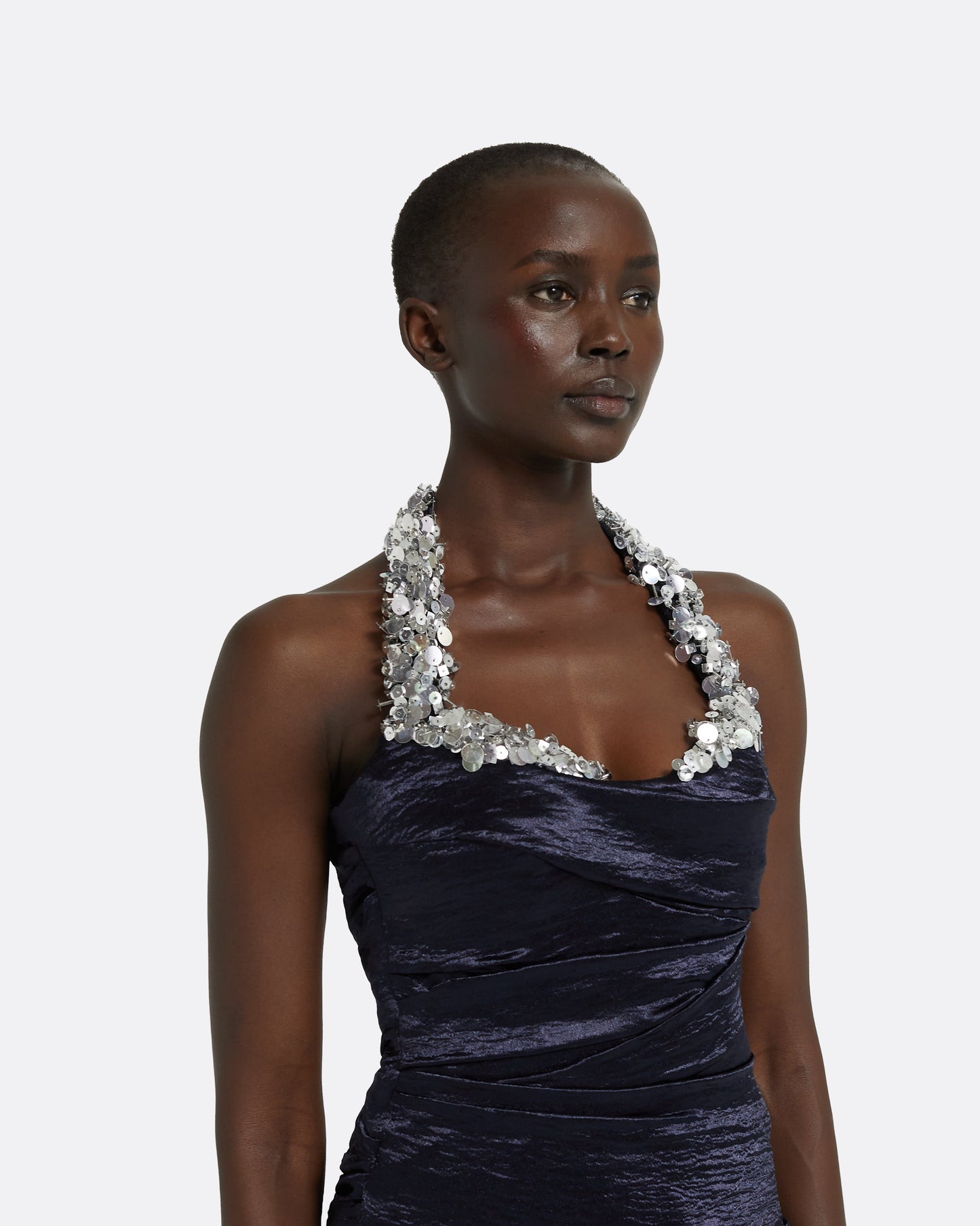 Azra Maritime Midi Dress