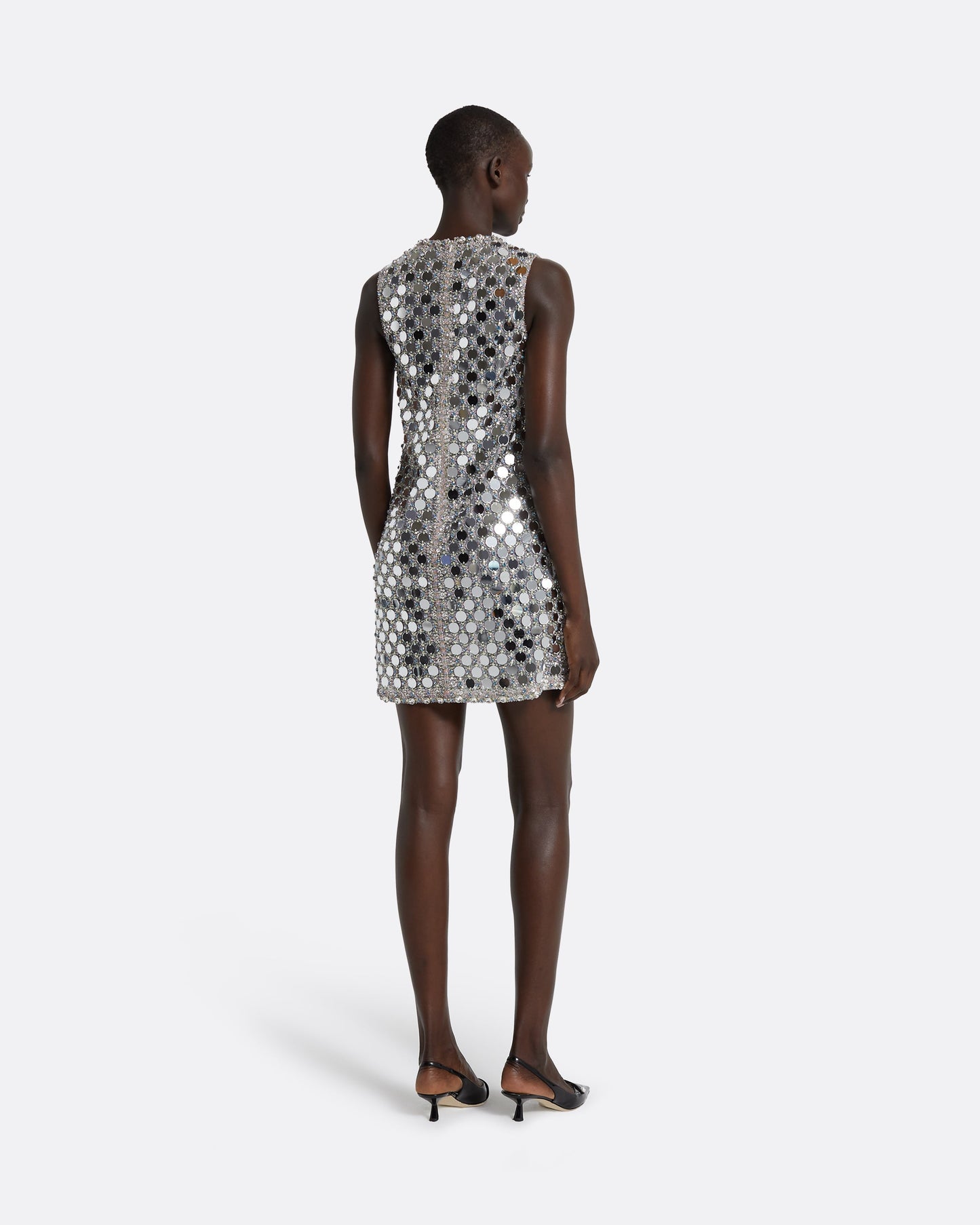 Amal Ivory & Multi-Pastel Short Dress