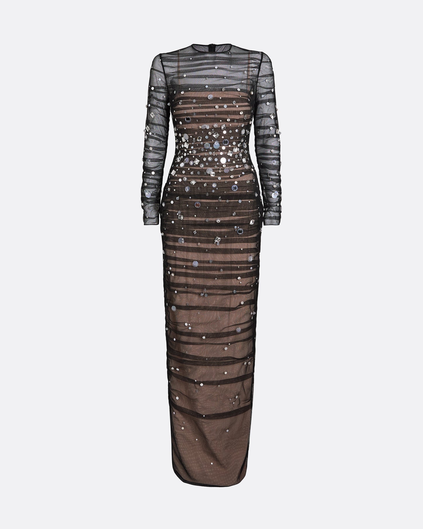 Defne Black Long Dress