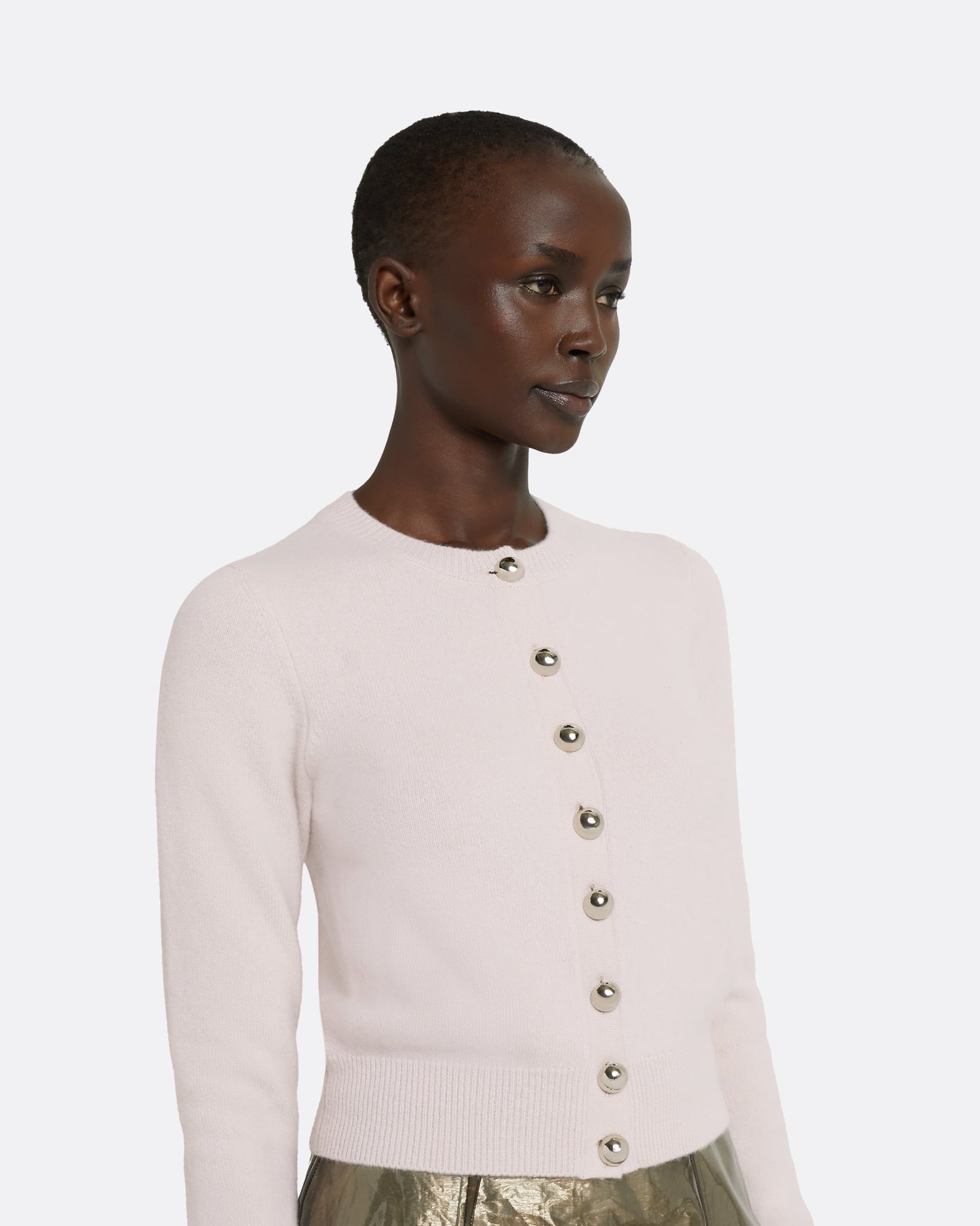 Selen Barely Pink Knit Top