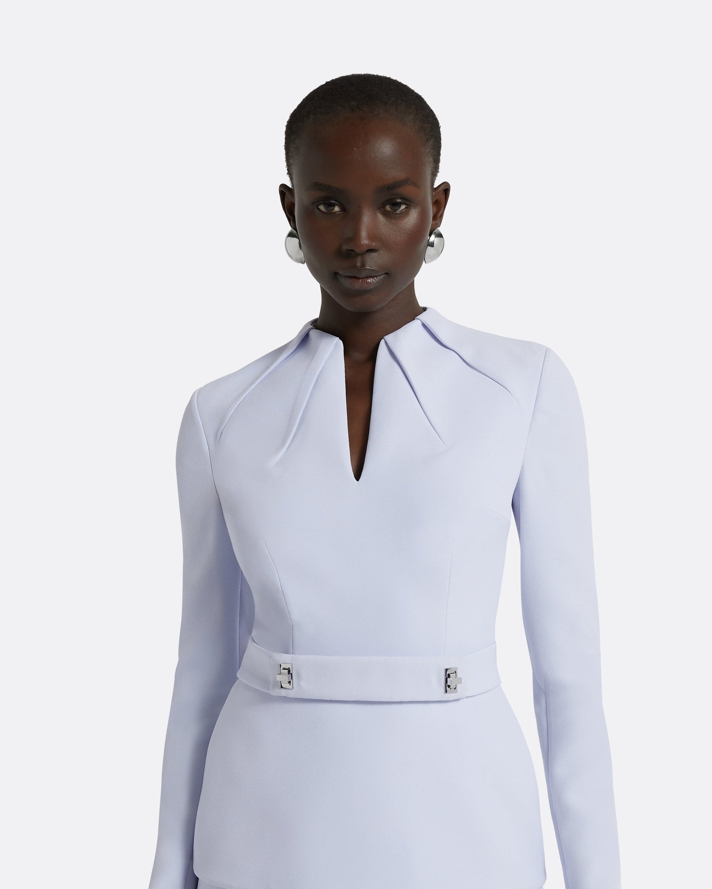 Blanca Silk Blue Top