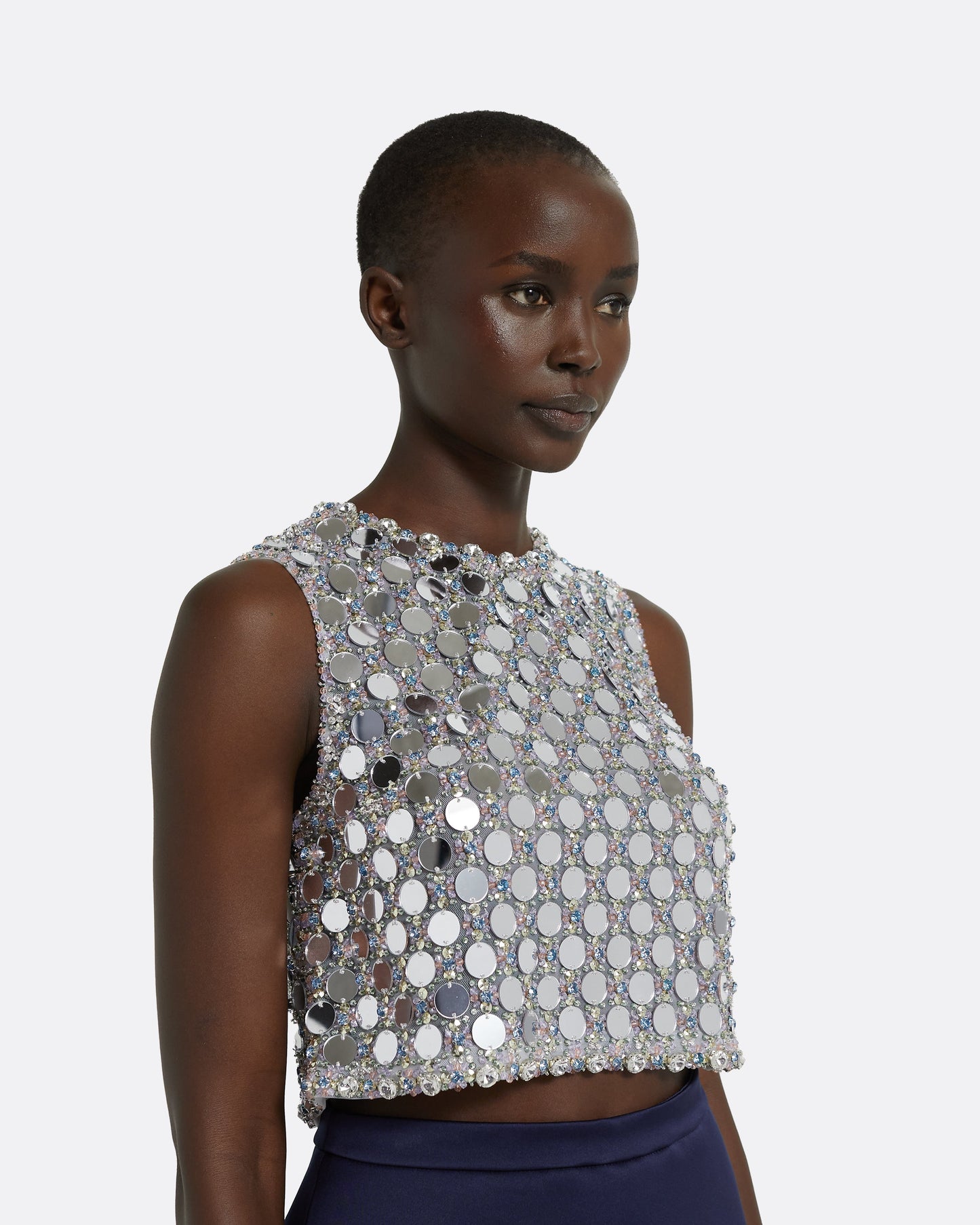 Melissa Ivory & Multi-Pastel Top