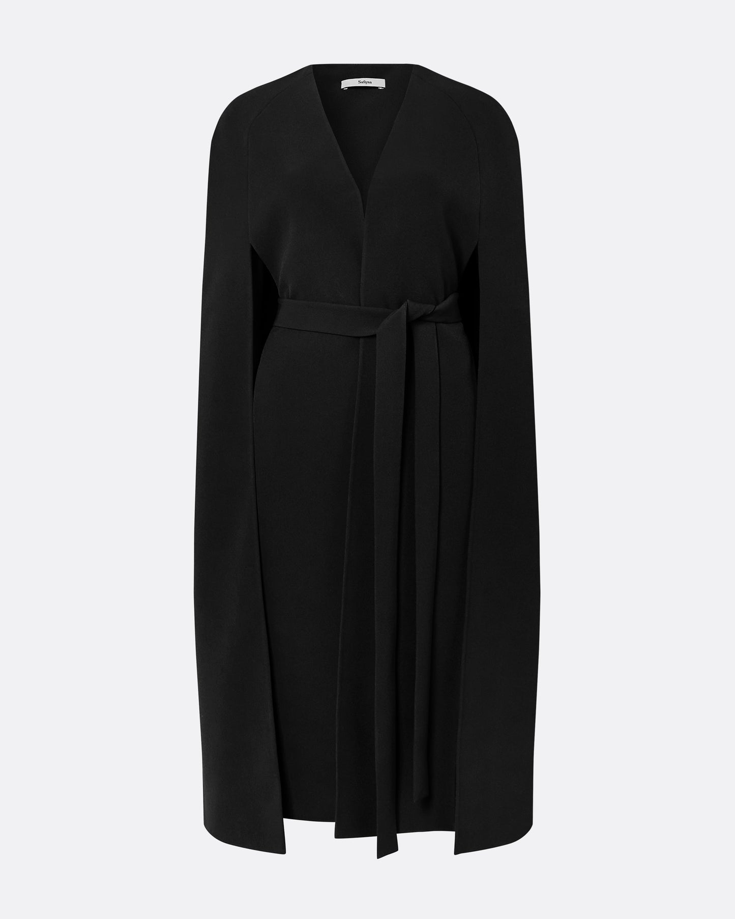 Camila Black Embroidered Coat