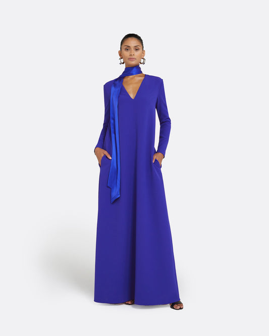 Aleah Azure Blue Long Dress