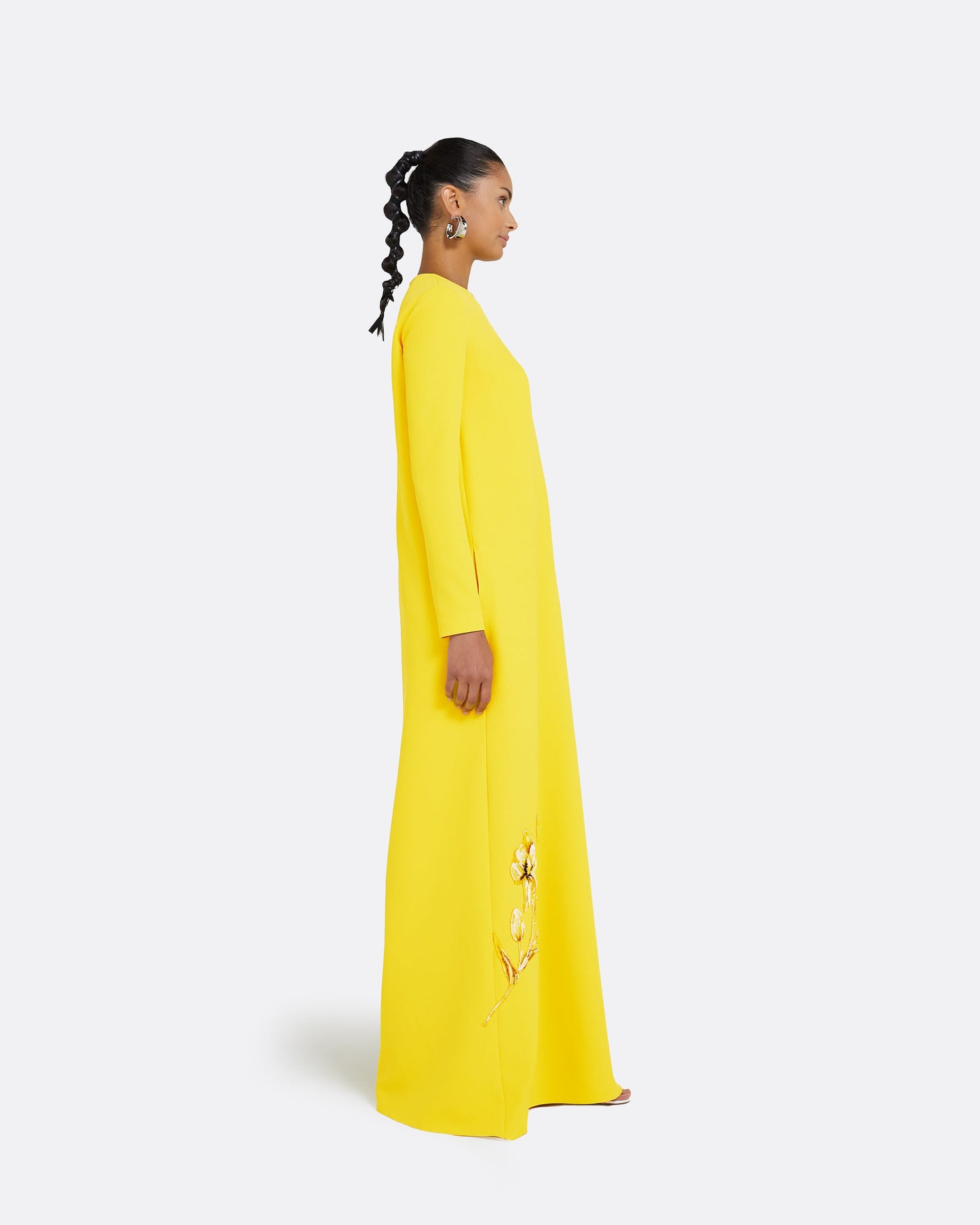 Naima Canary Long Dress