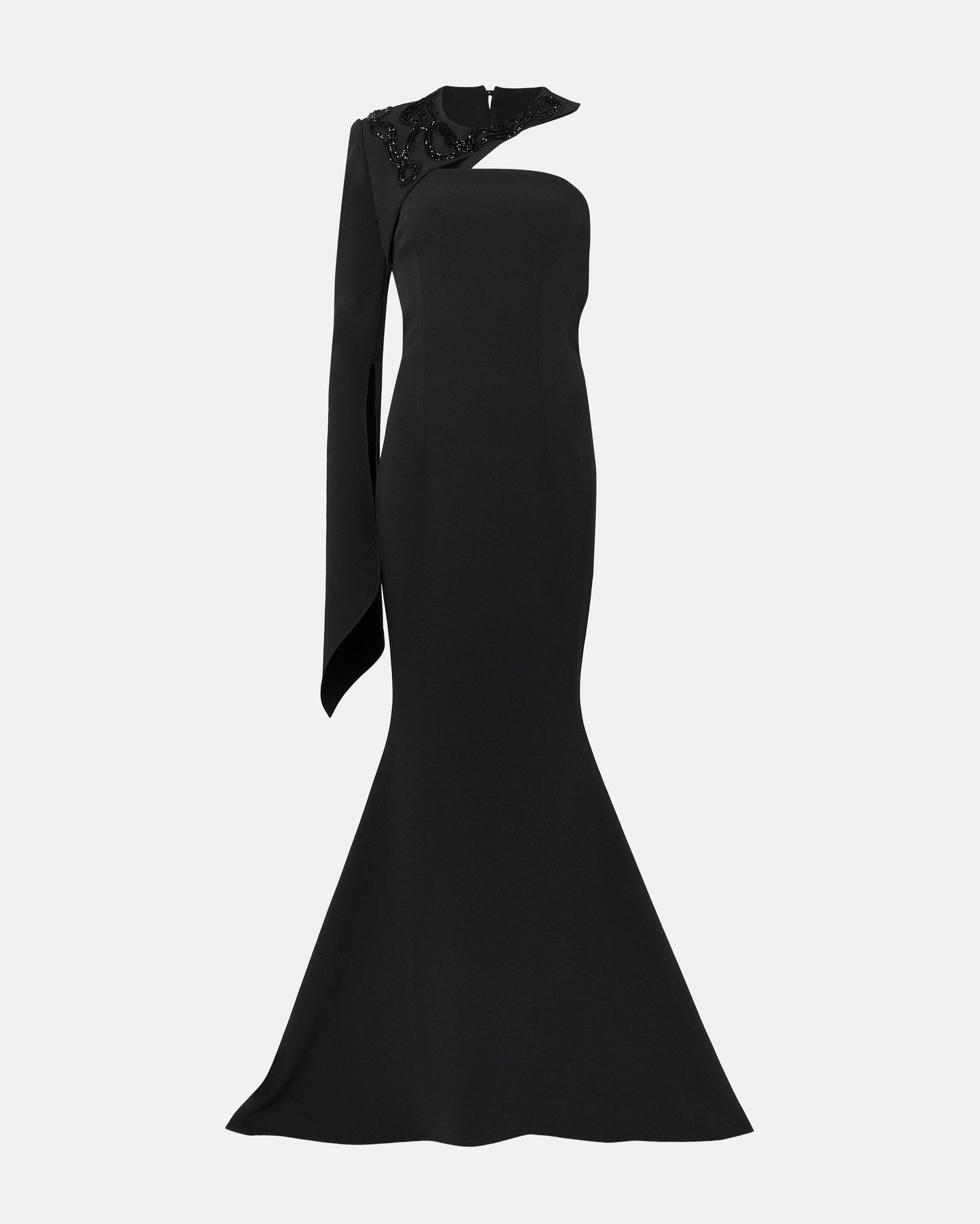 Raha Black Long Dress