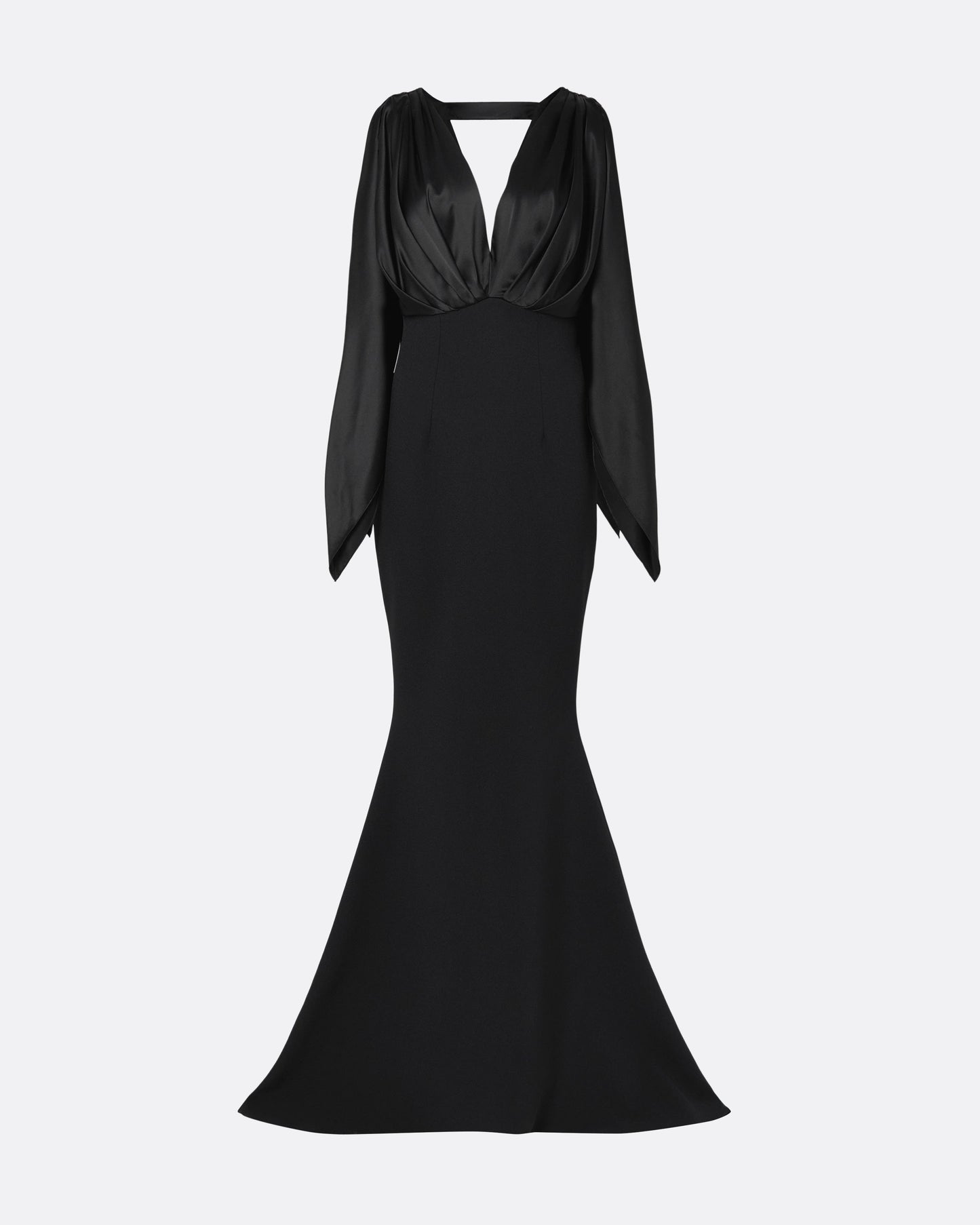 Amina Black Long Dress