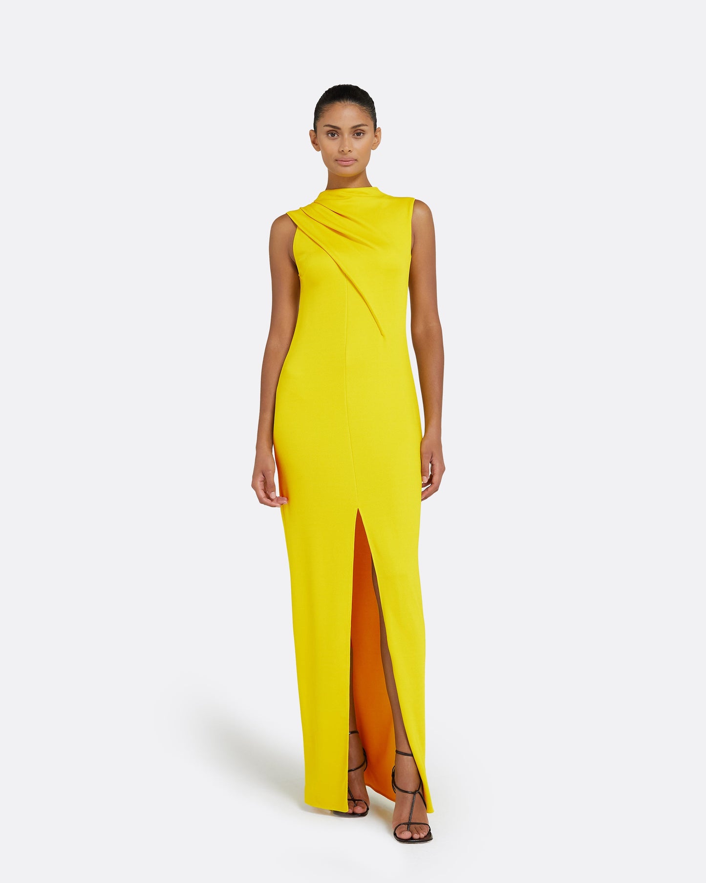 Iris Canary Long Dress