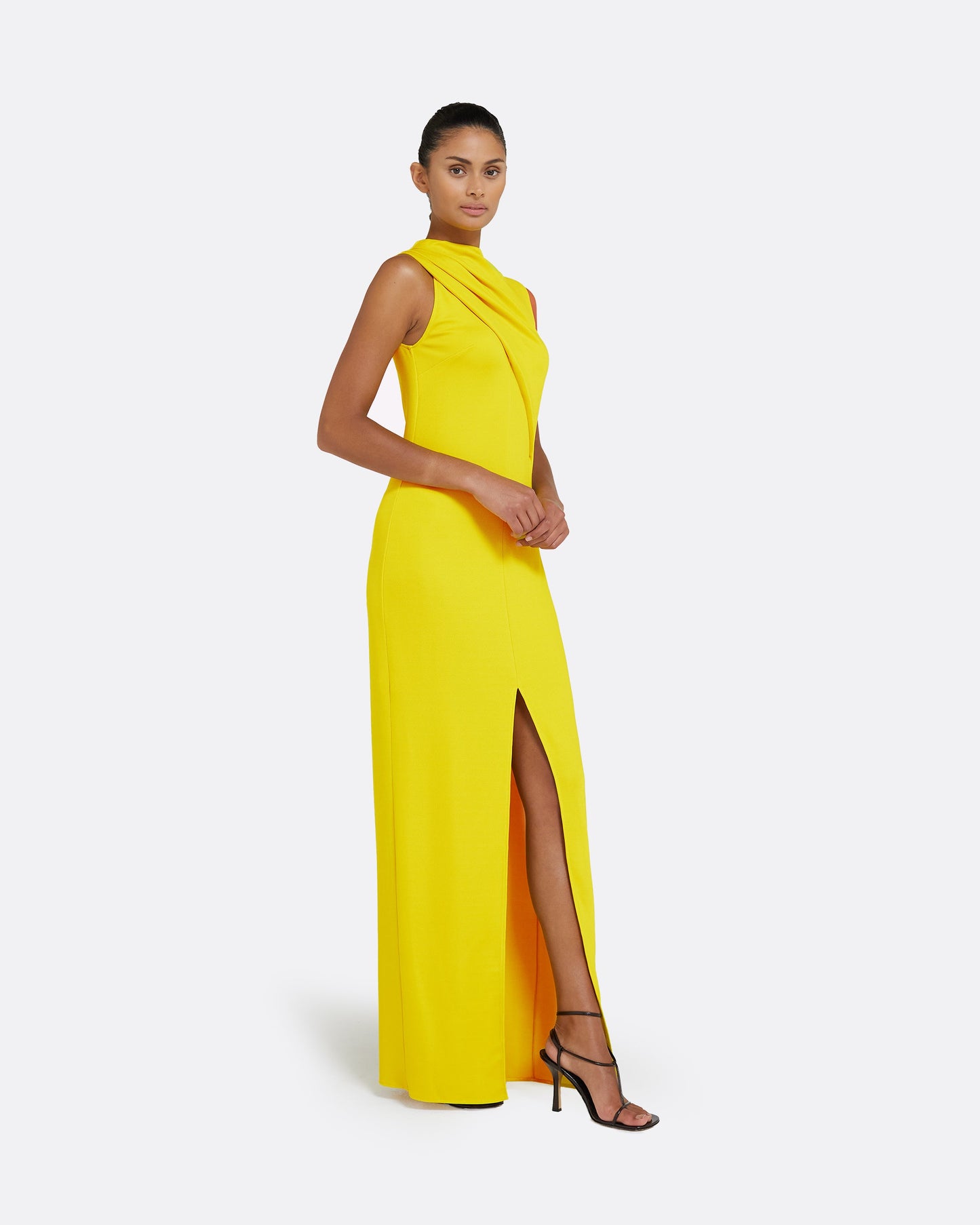 Iris Canary Long Dress