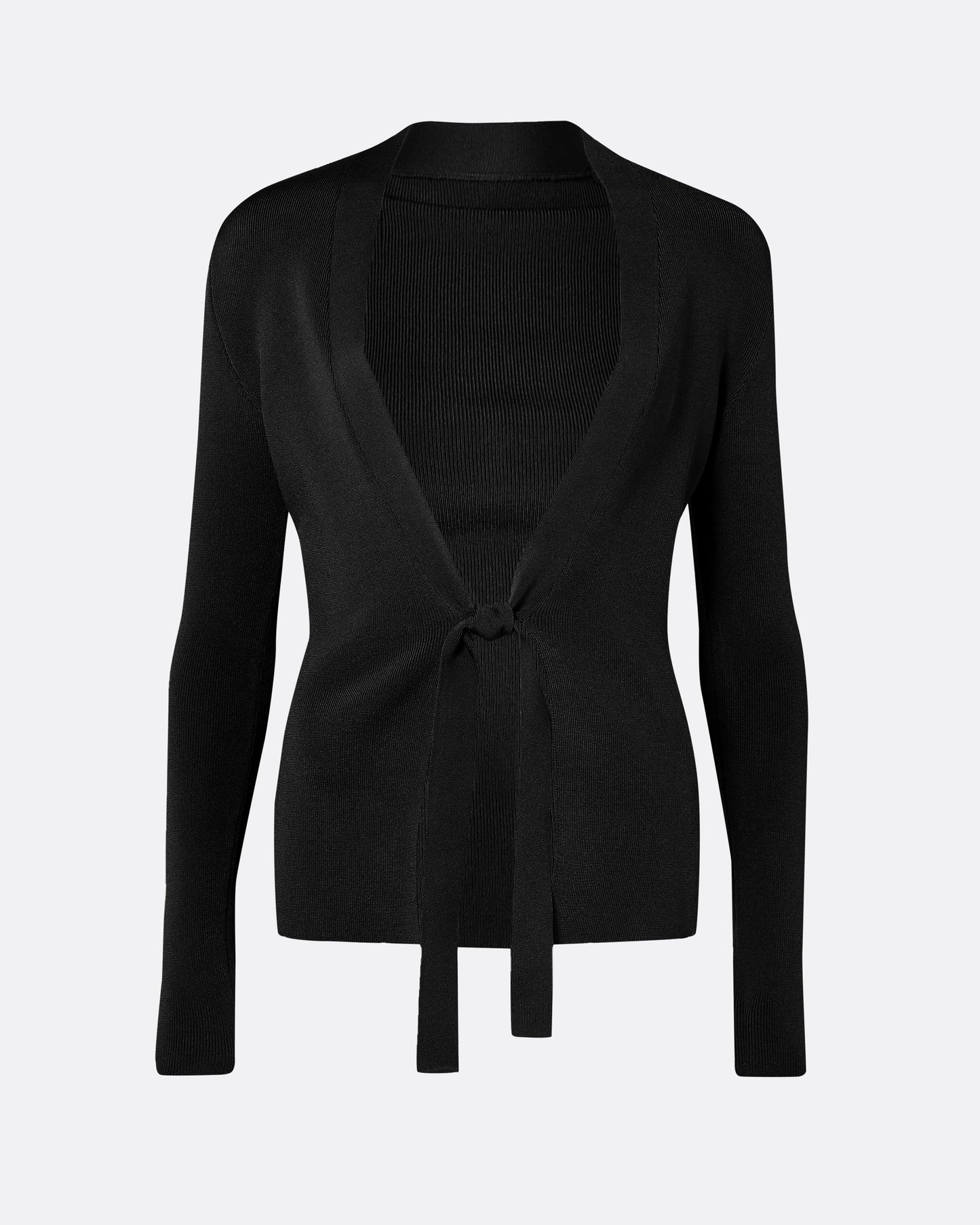 Mani Black Knit Cardigan