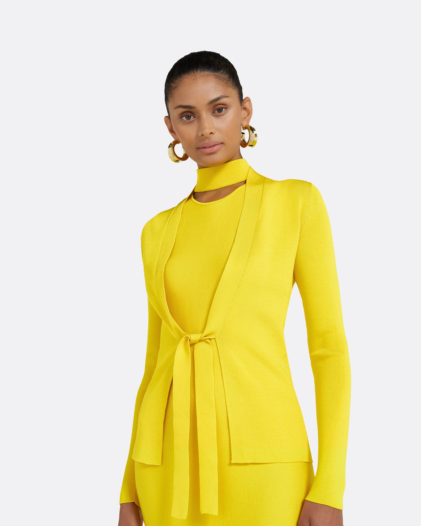 Mani Canary Knit Cardigan