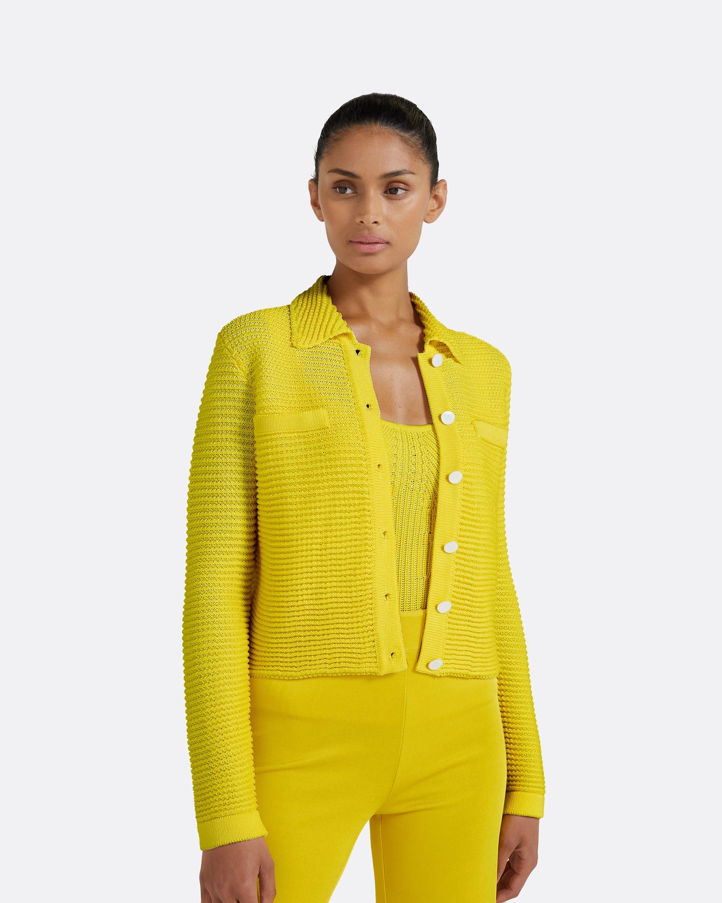Artemis Canary Crochet Jacket