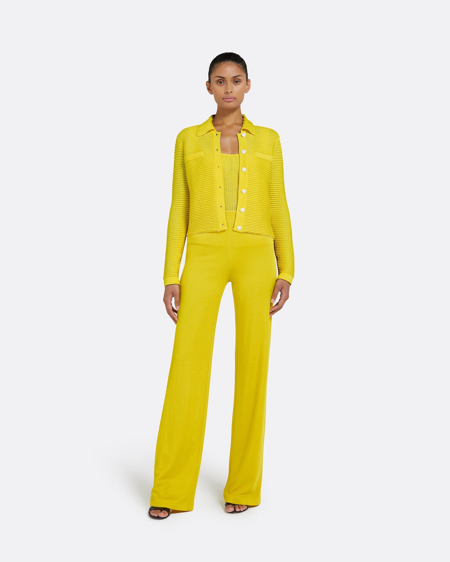 Artemis Canary Crochet Jacket