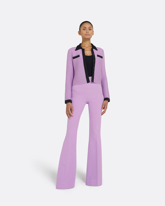 Artemis Lupine & Navy Crochet Jacket