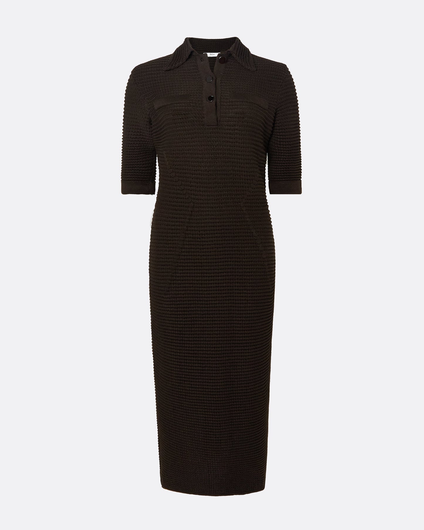 Akilah Dark Mocha Crochet Dress