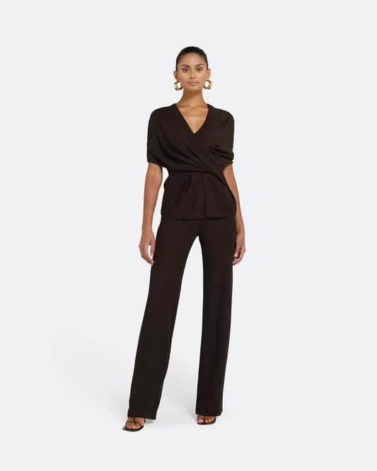 Lea Dark Mocha Trousers