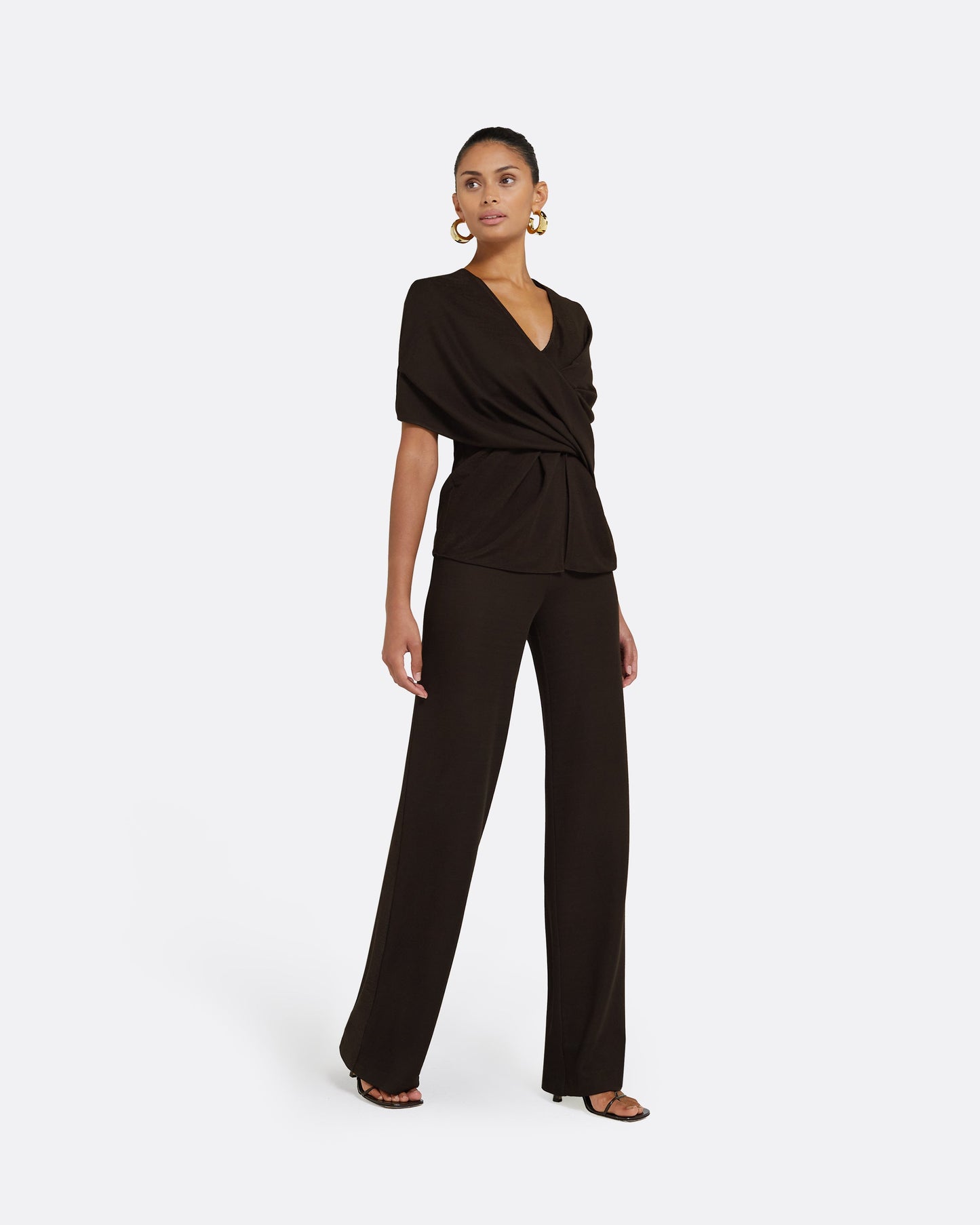 Lea Dark Mocha Trousers