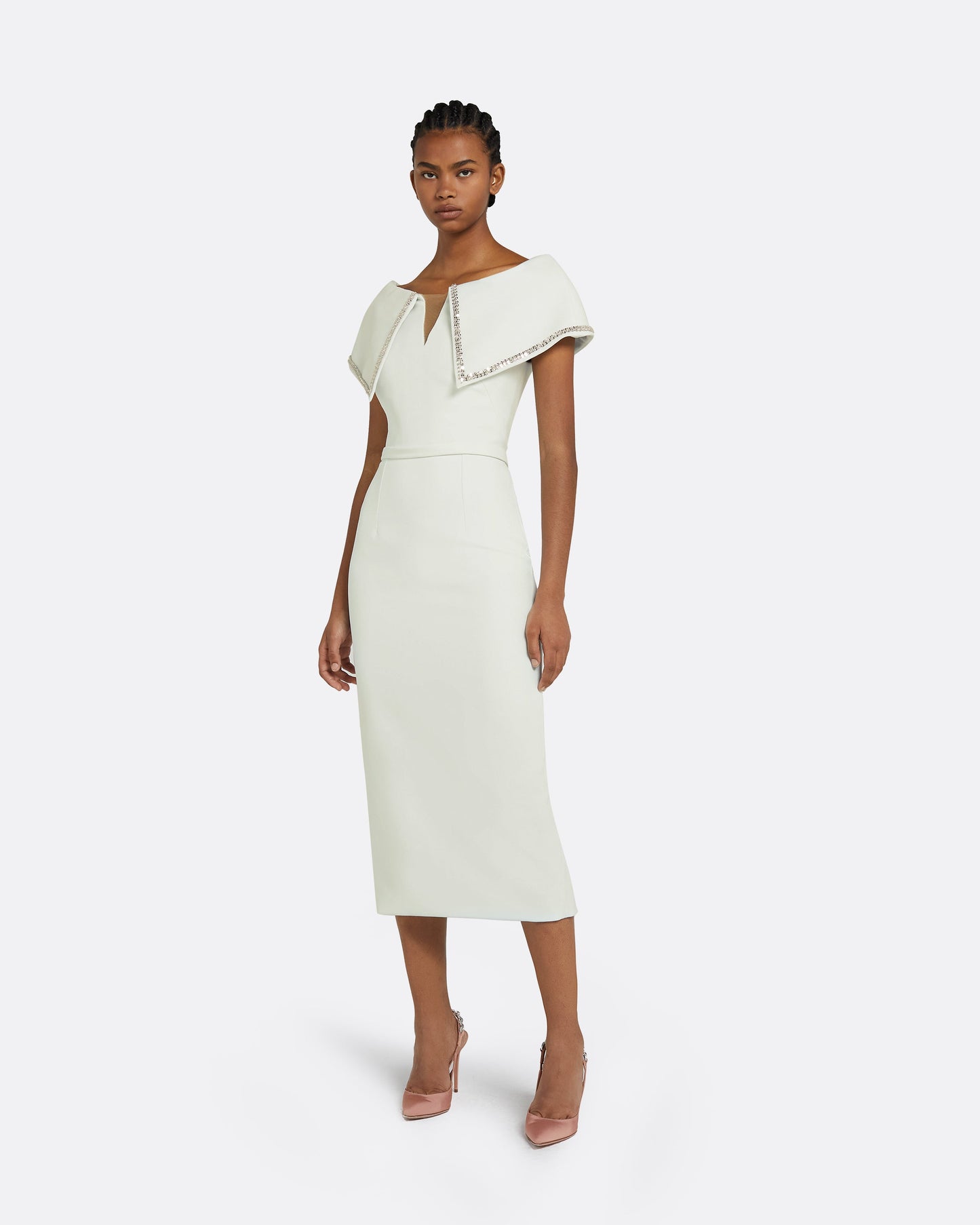 Jacobella Glacier Midi Dress