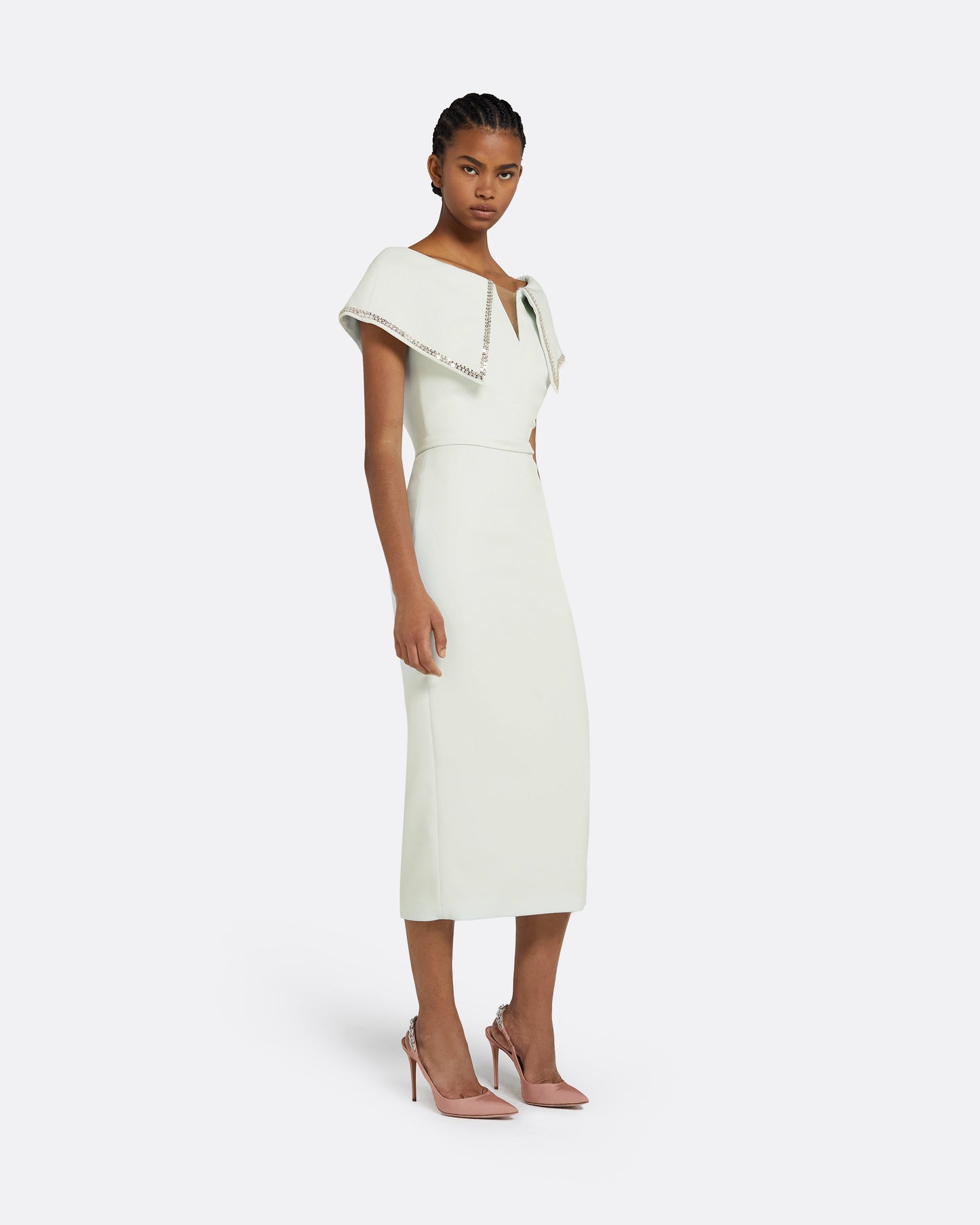 Jacobella Glacier Midi Dress