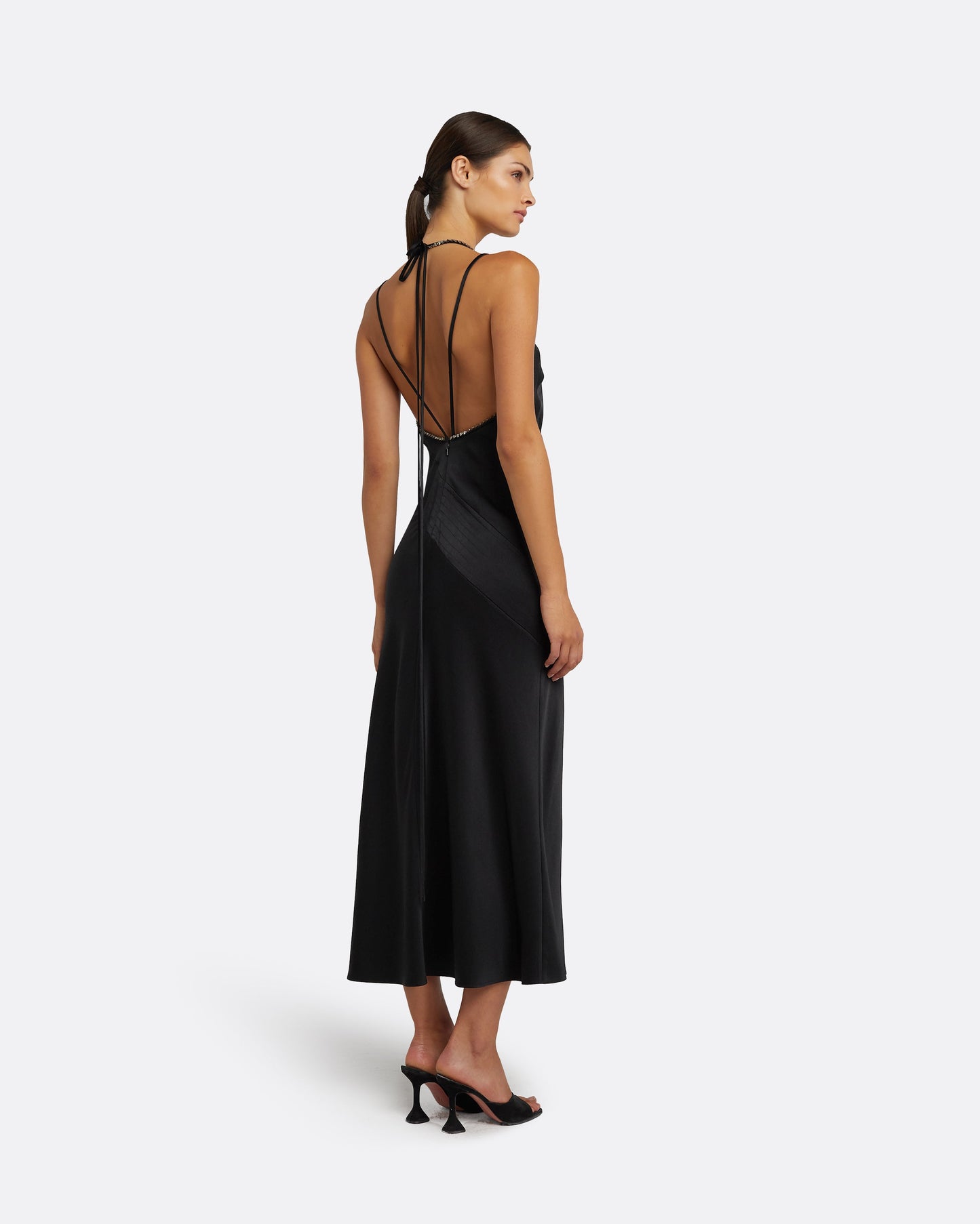 Robi Black Midi Dress