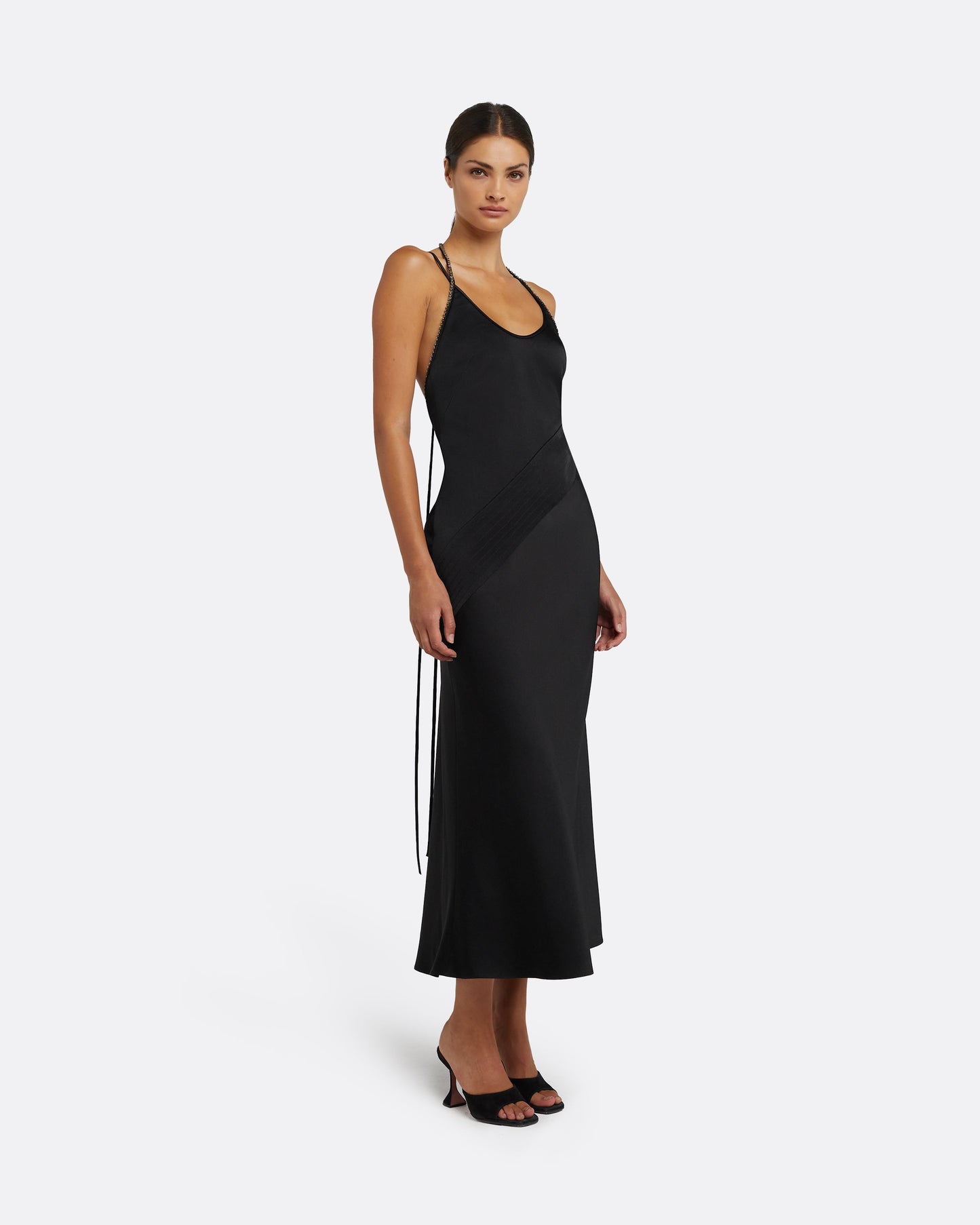 Robi Black Midi Dress