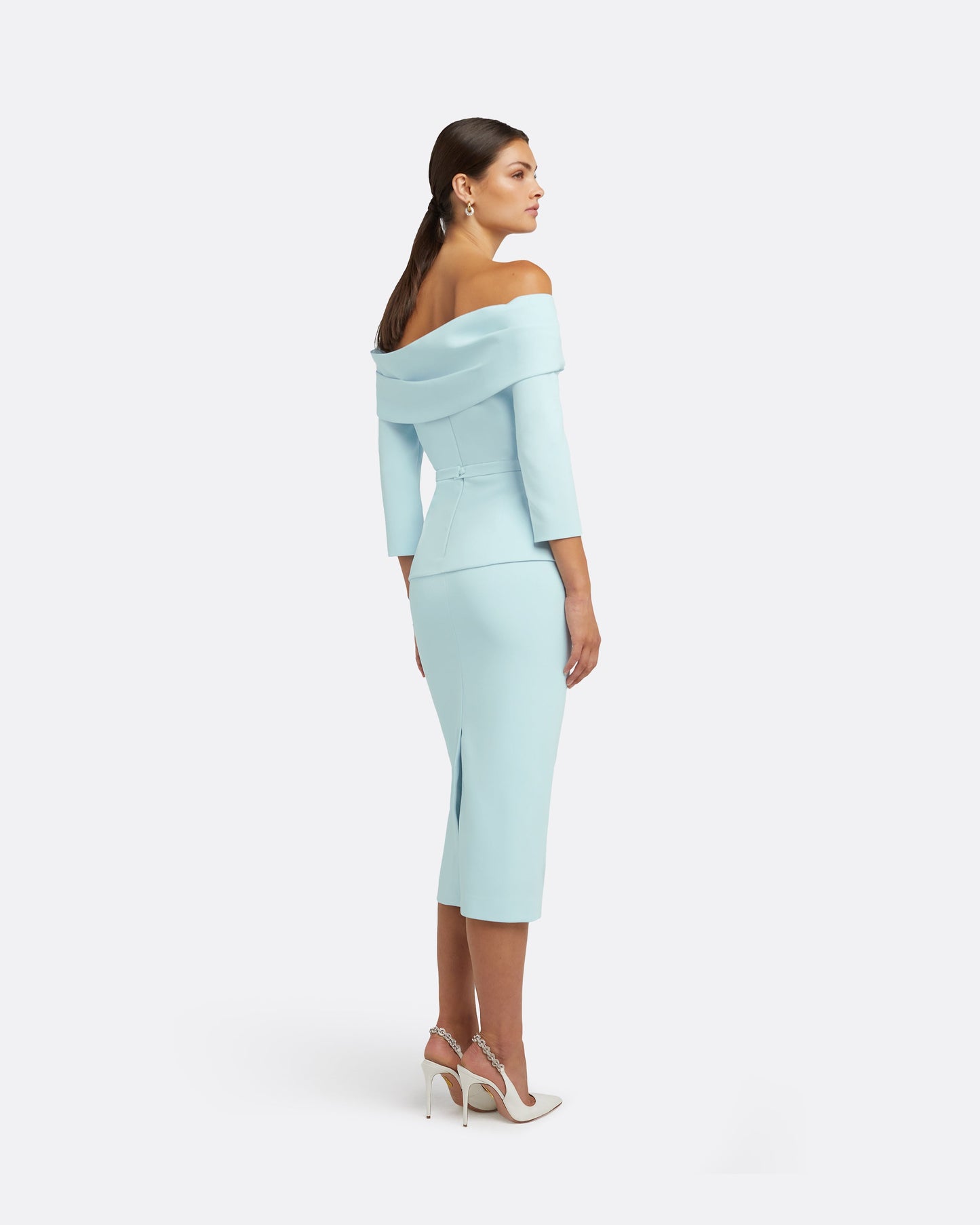 Tinsley Baby Blue Midi Dress