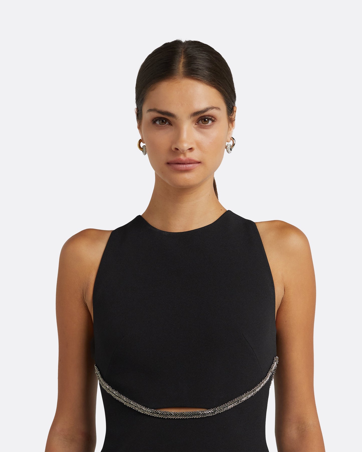 Alena Black Short Dress