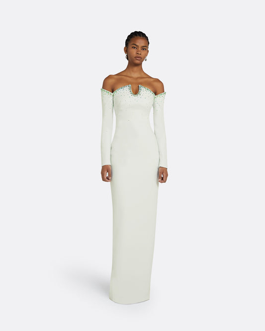 Bessy Glacier Long Dress