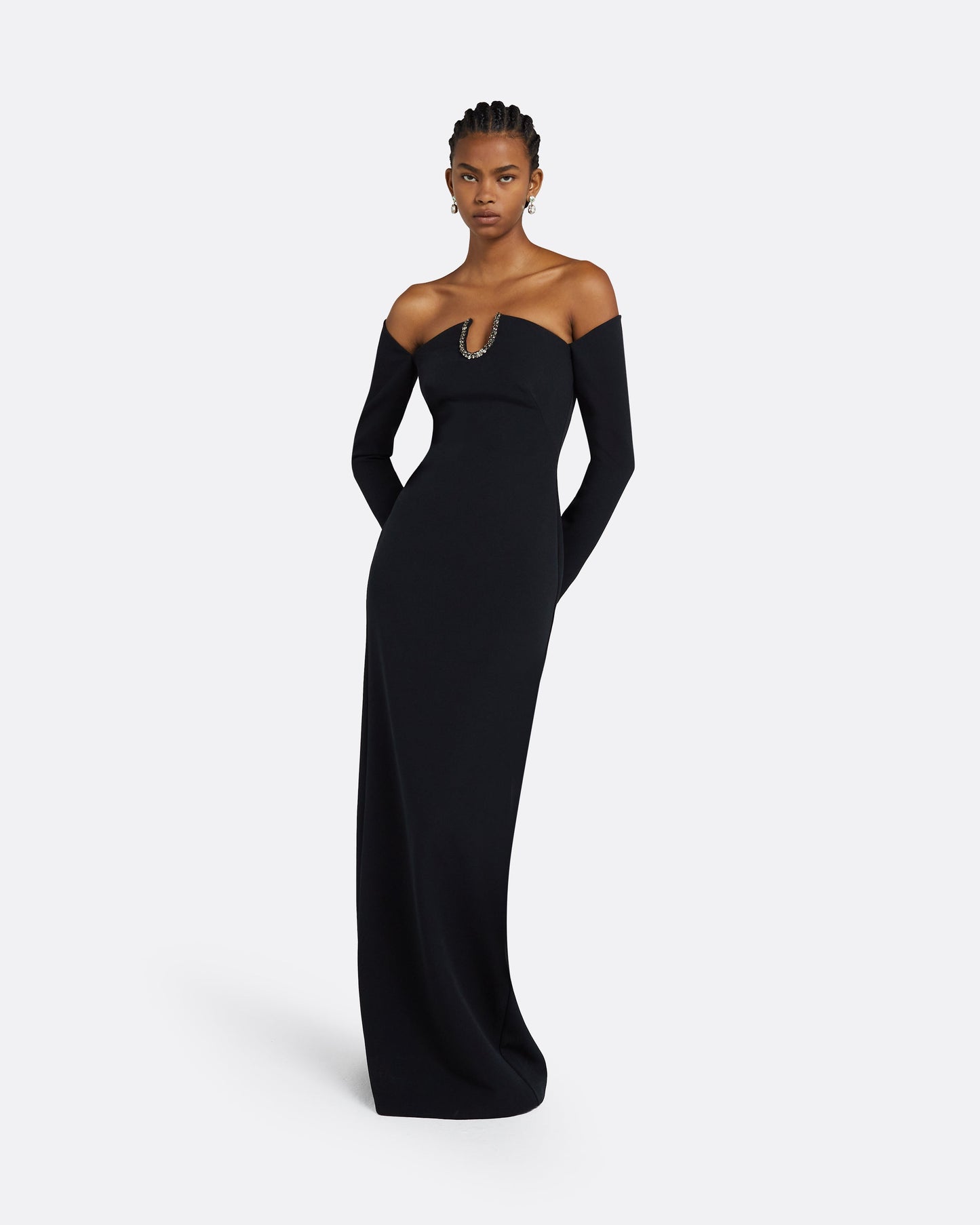 Bessy Black Long Dress